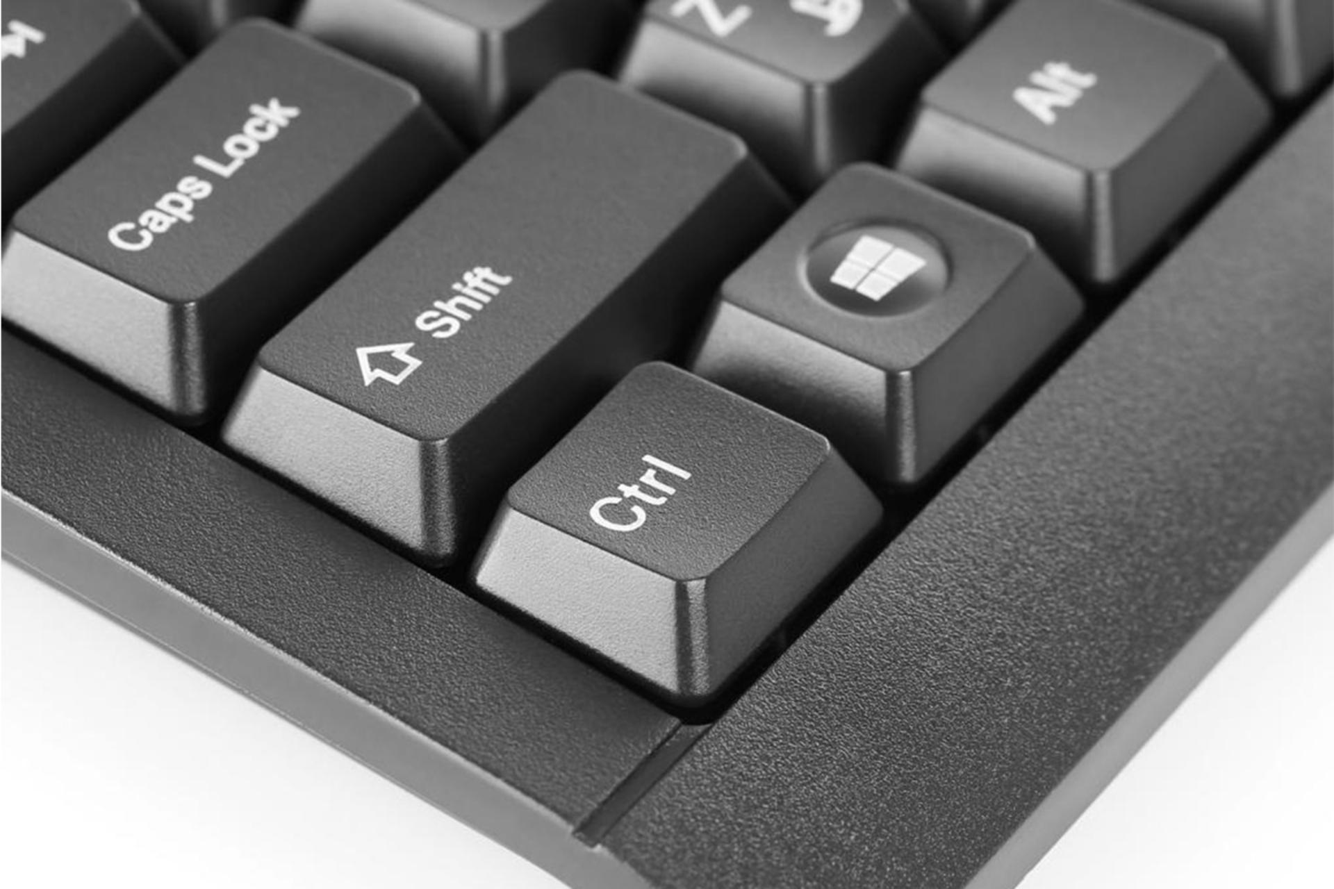 نمای نزدیک دکمه های کیبورد گرین GK402