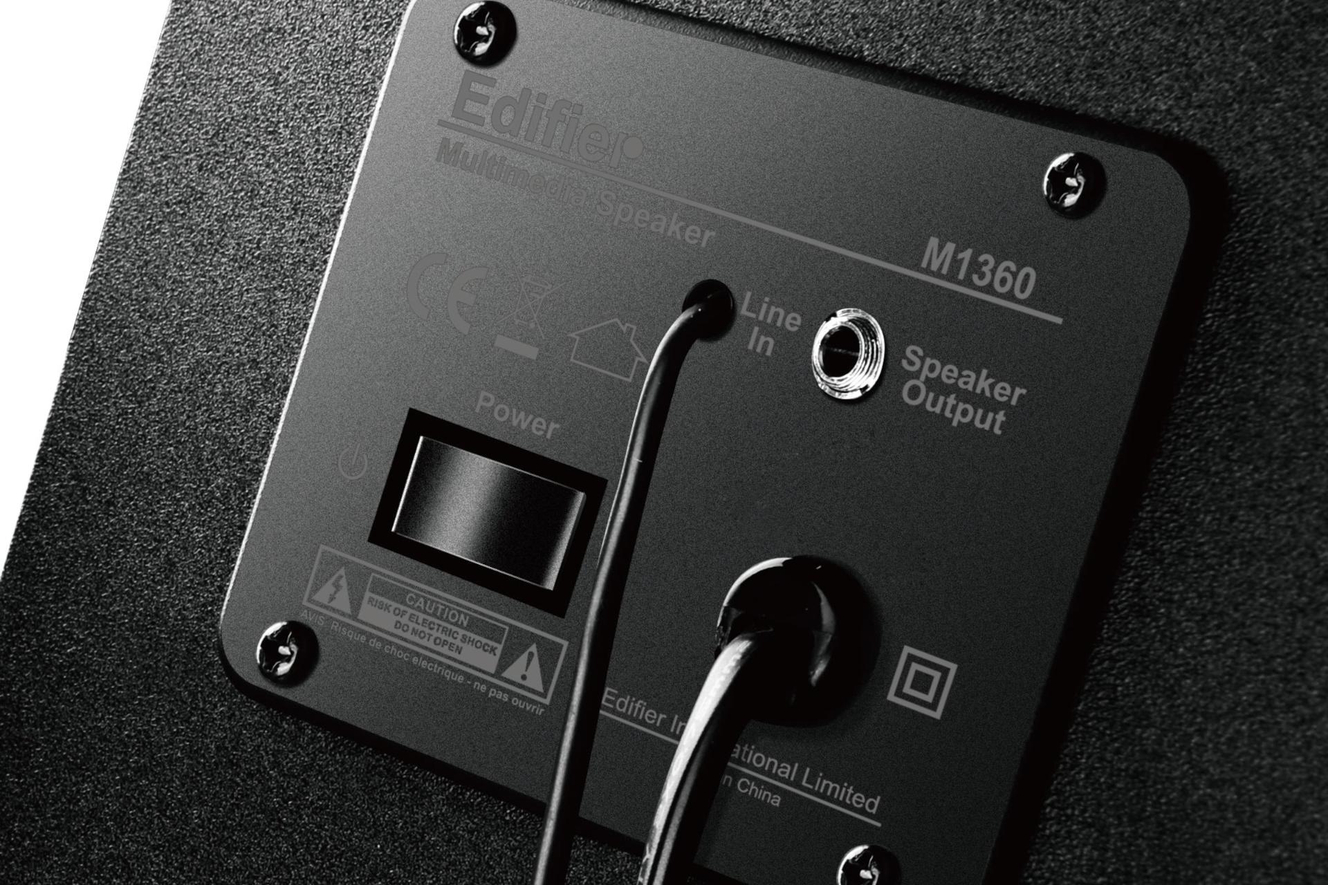 پشت اسپیکر ادیفایر Edifier M1360