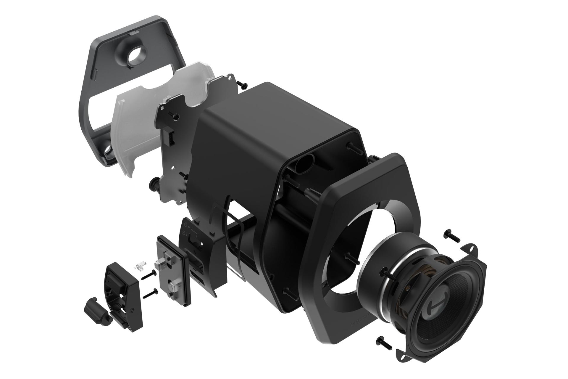 نمای داخلی اسپیکر ادیفایر Edifier G2000