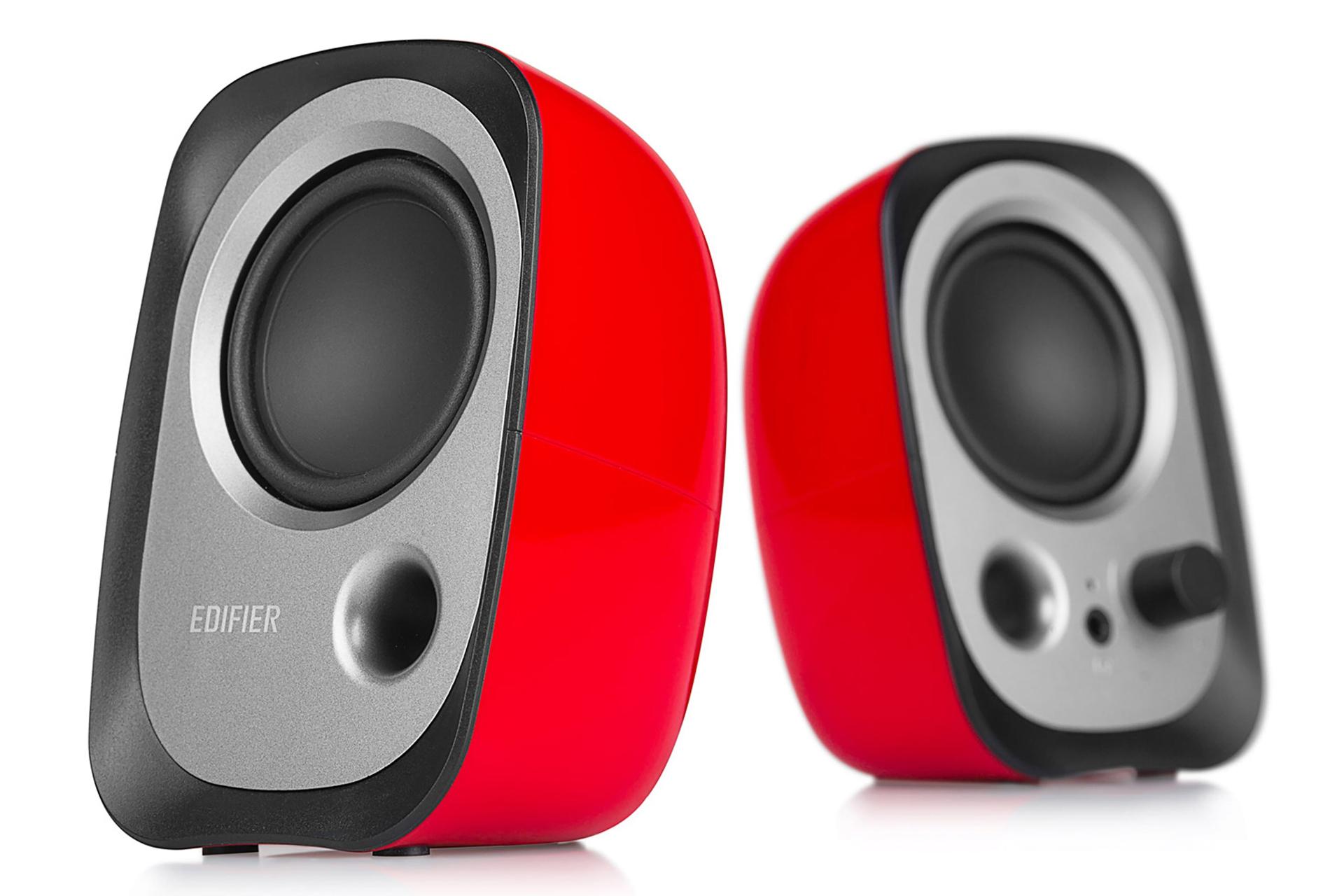 نمای روبرو اسپیکر ادیفایر Edifier R12U قرمز