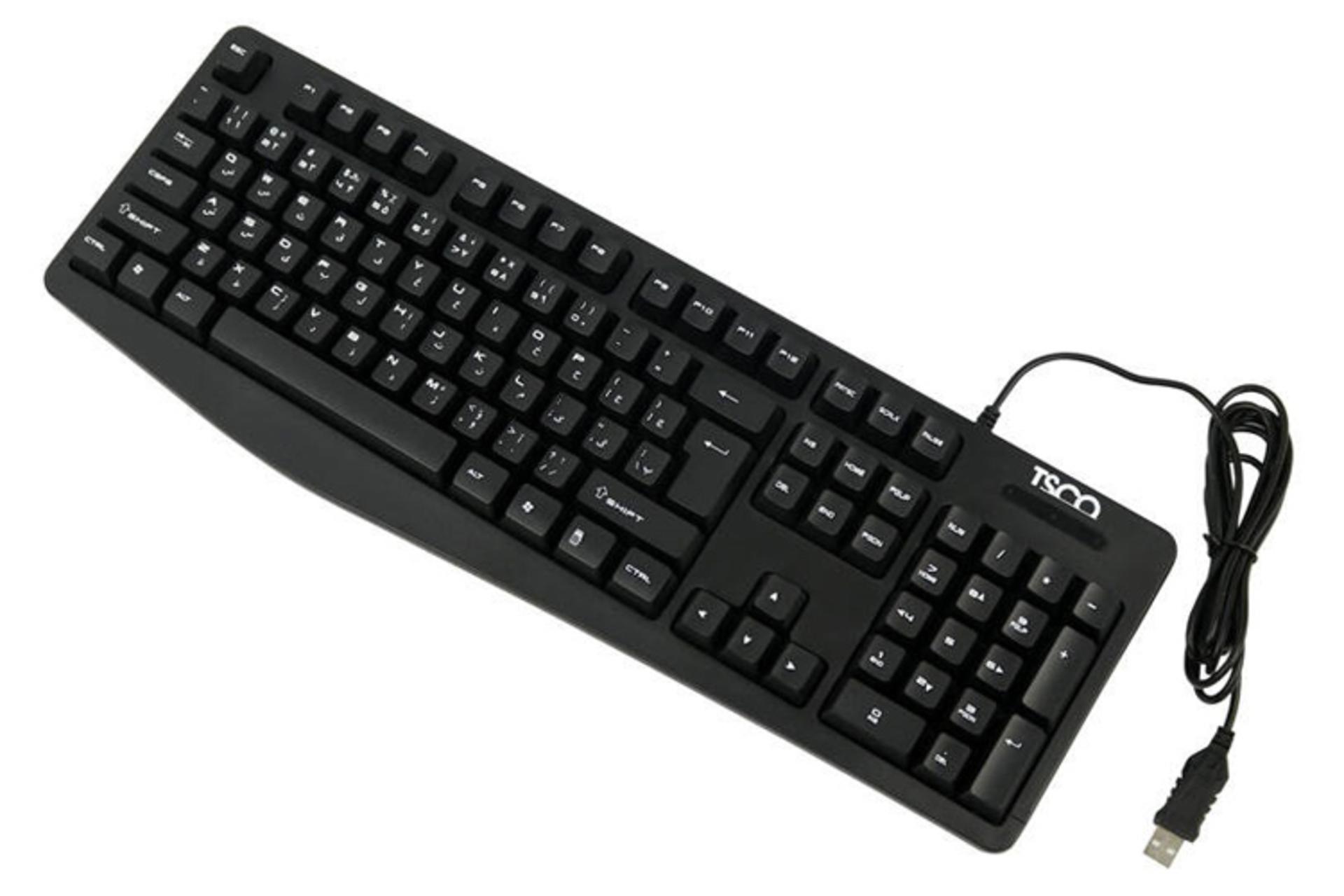 نمای روبرو کیبورد تسکو TK 8030