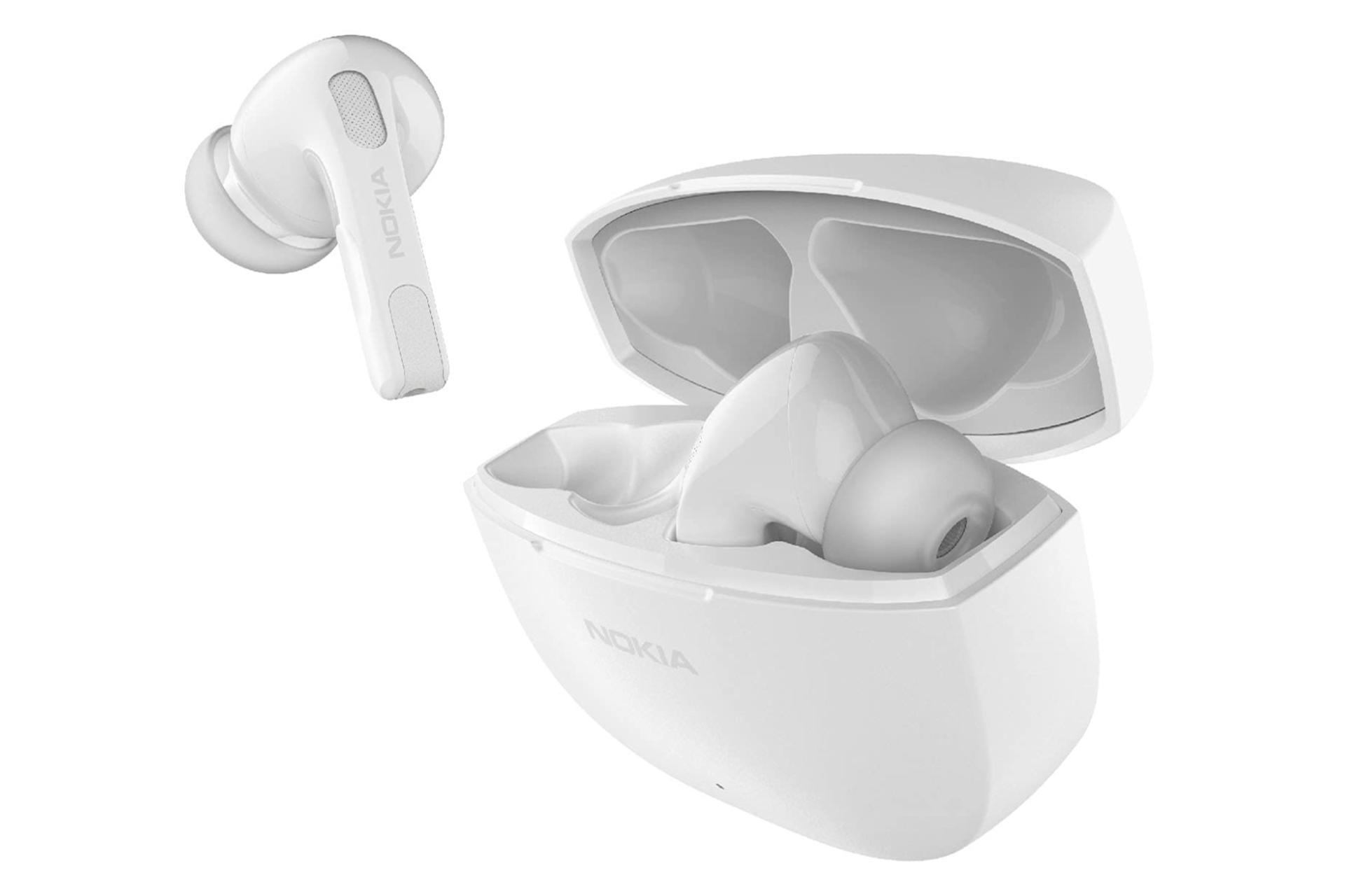 محفظه شارژ ایرباد بی سیم نوکیا Nokia Go Earbuds Plus TWS-201 سفید