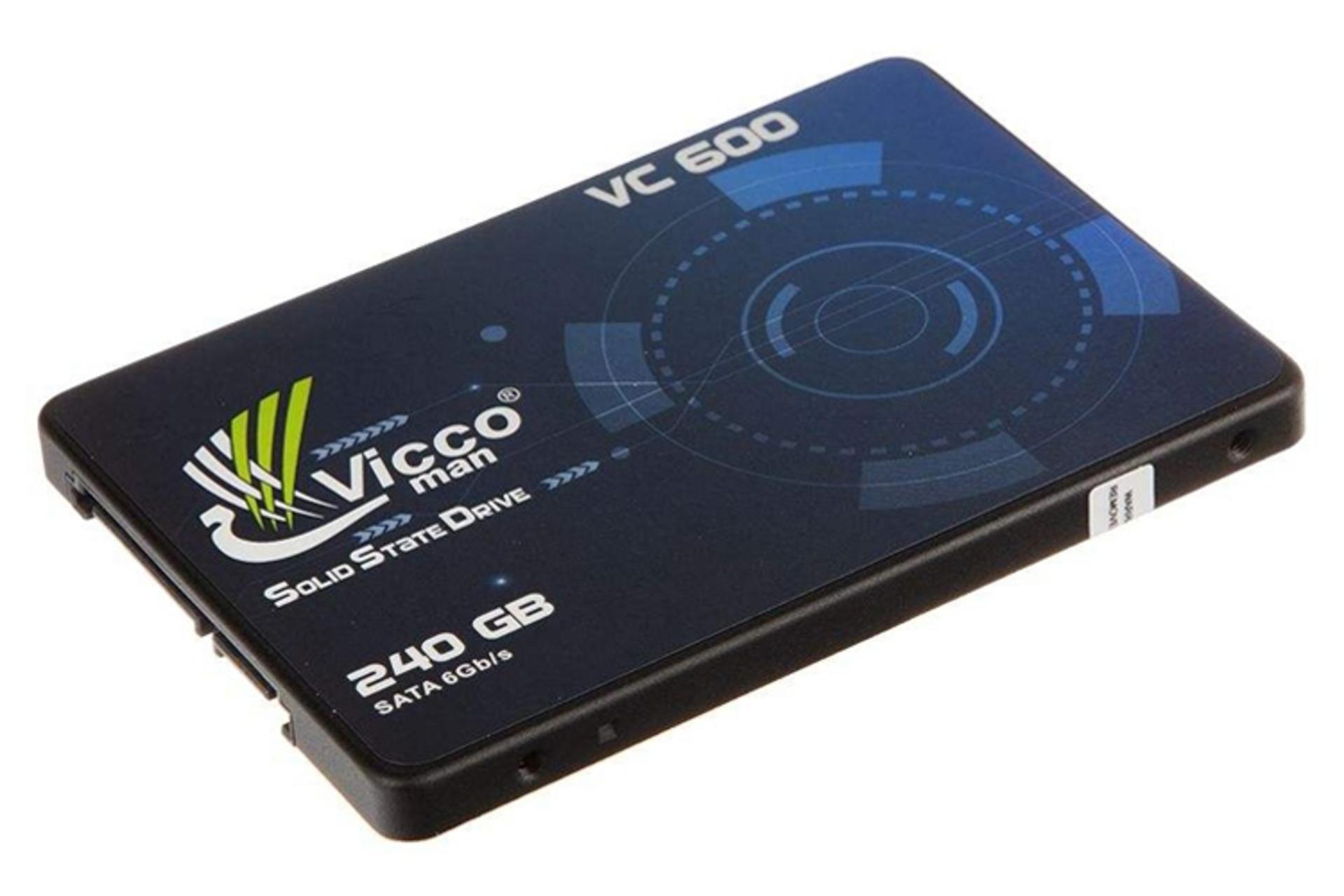 SSD ویکومن Viccoman VC600 SATA 2.5 Inch 240GB ظرفیت 240 گیگابایت