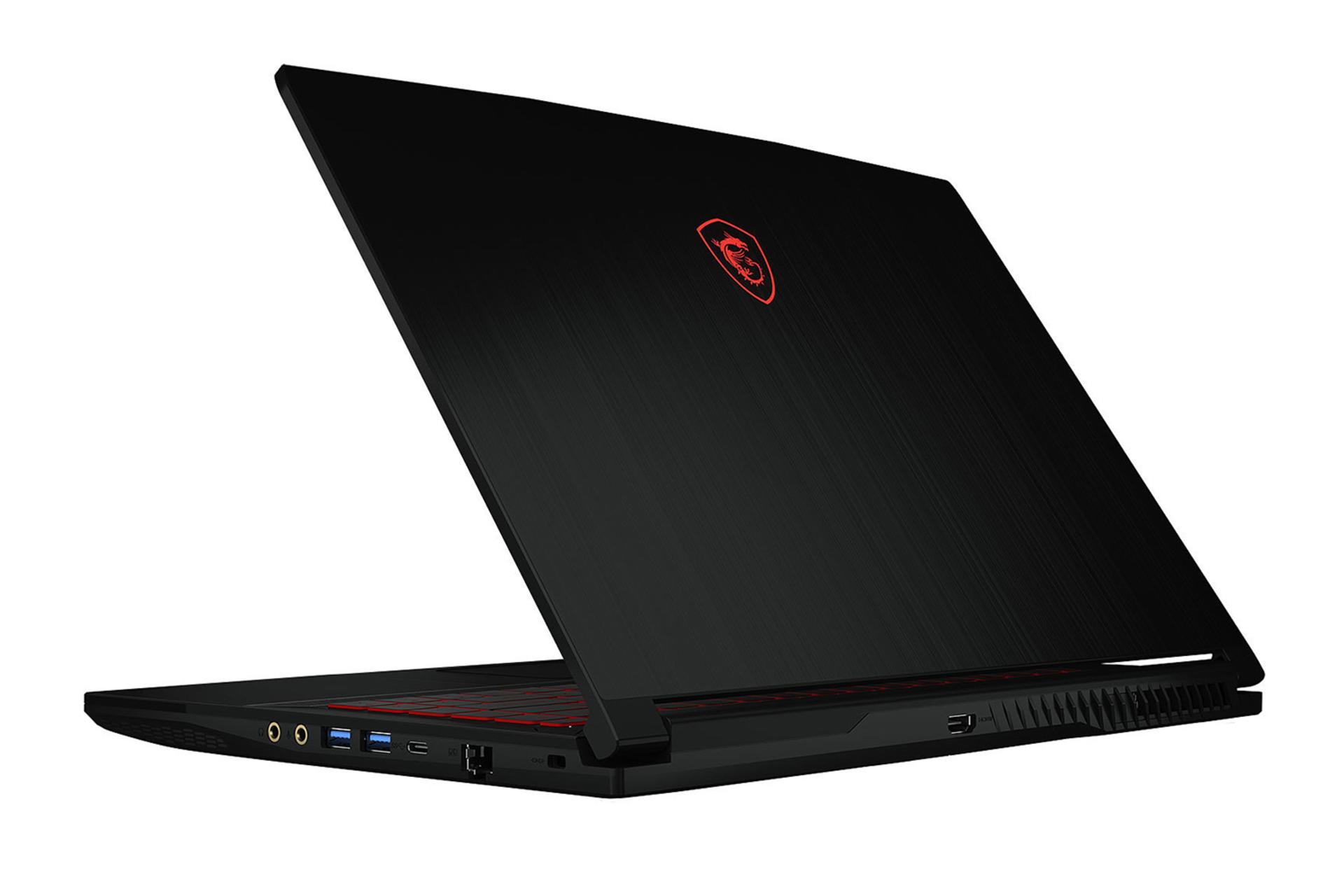 نمای پشت لپ تاپ ام اس آی GF63 Thin 11UC