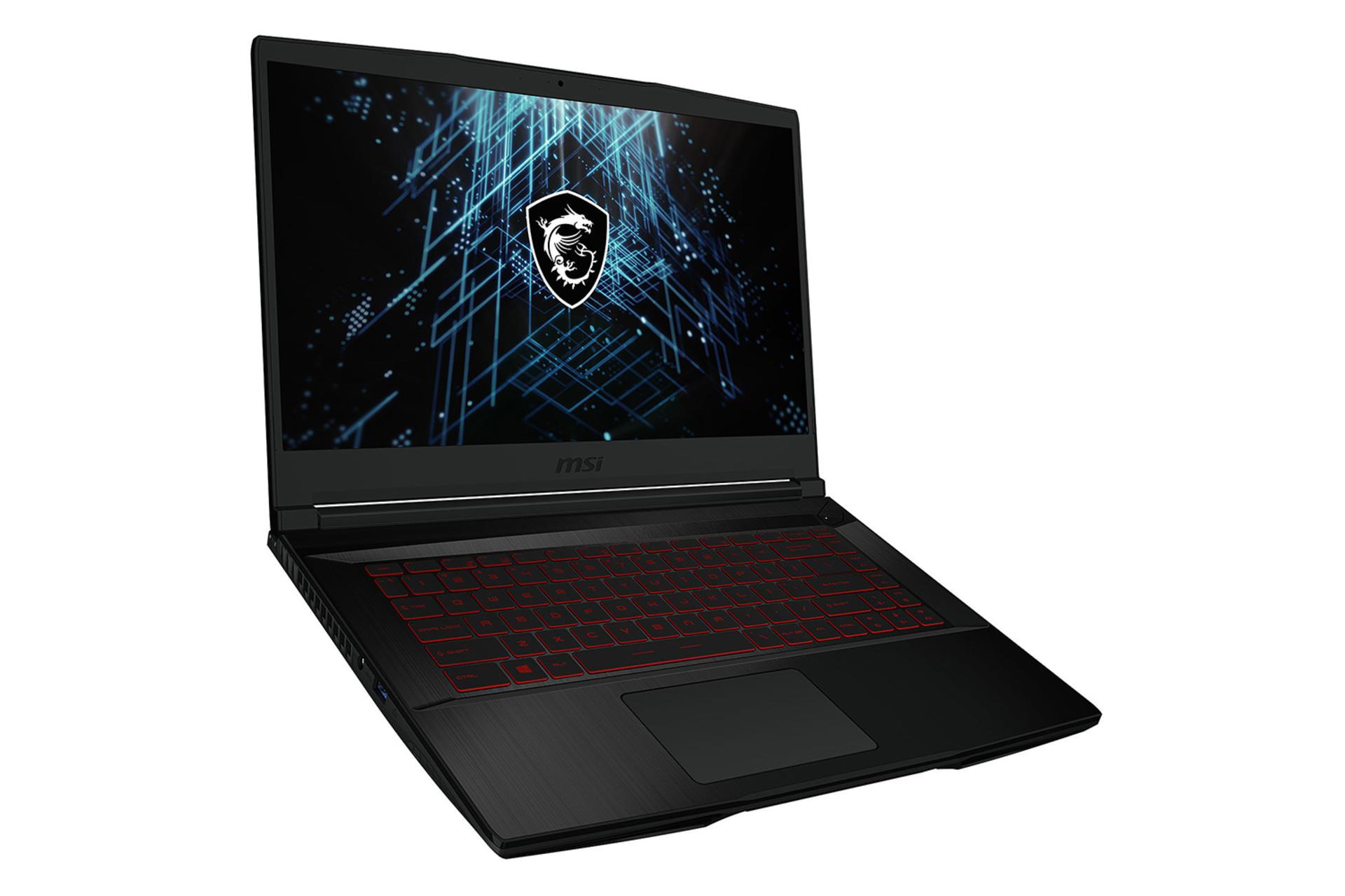 نمای نیمرخ چپ لپ تاپ ام اس آی GF63 Thin 11UC