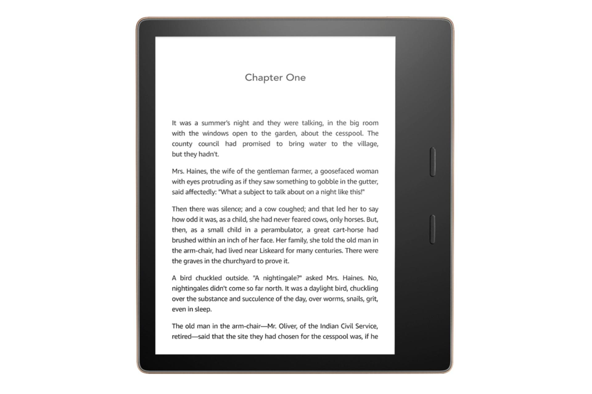 مرجع متخصصين ايران جزوه رايگانخوان آمازون Kindle Oasis نماي روبرو