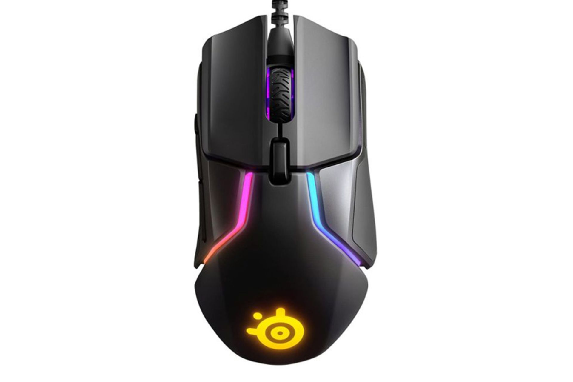 نمای روبرو ماوس استیل سریز RIVAL 600