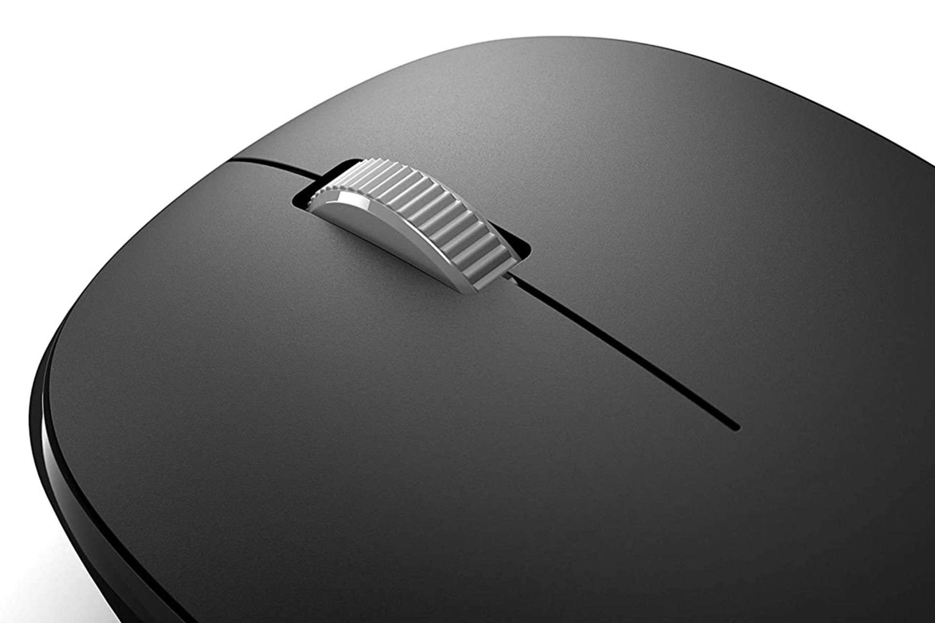 نمای نزدیک از غلتک ماوس مایکروسافت بلوتوث