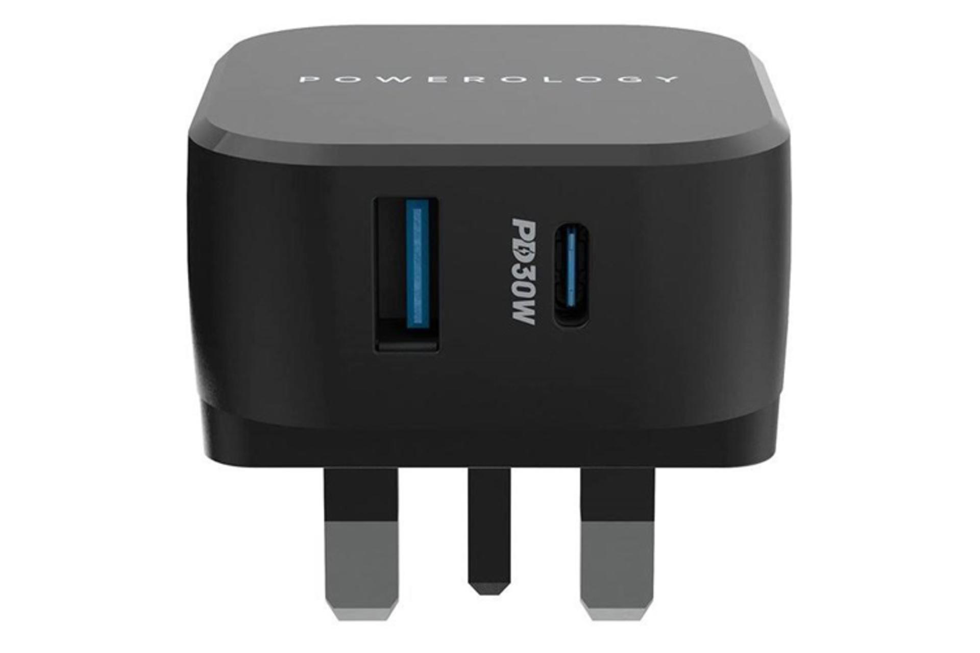 درگاه شارژر پاورولوجی PWCUQC002