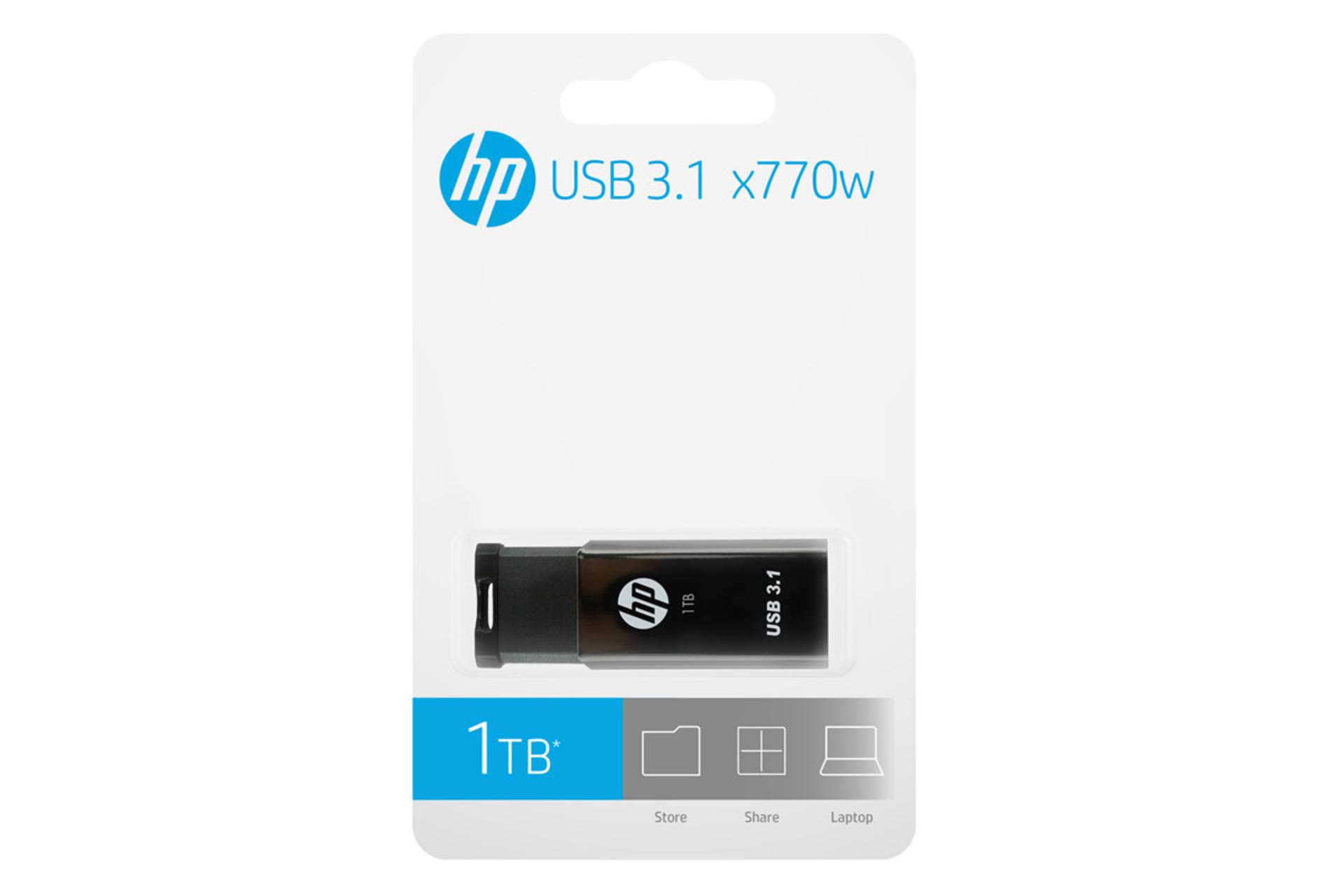 جعبه فلش مموری اچ پی مدل x770w ظرفیت 1 ترابایت