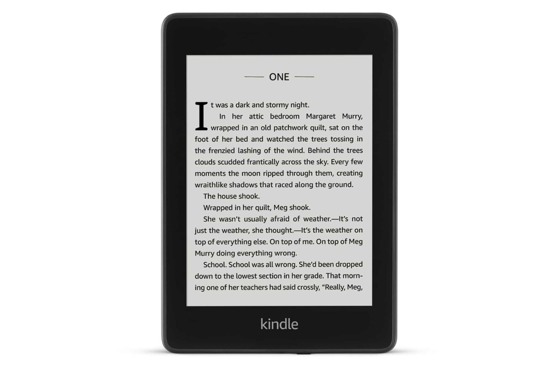 نمای روبرو کتابخوان آمازون Kindle Paperwhite 10th