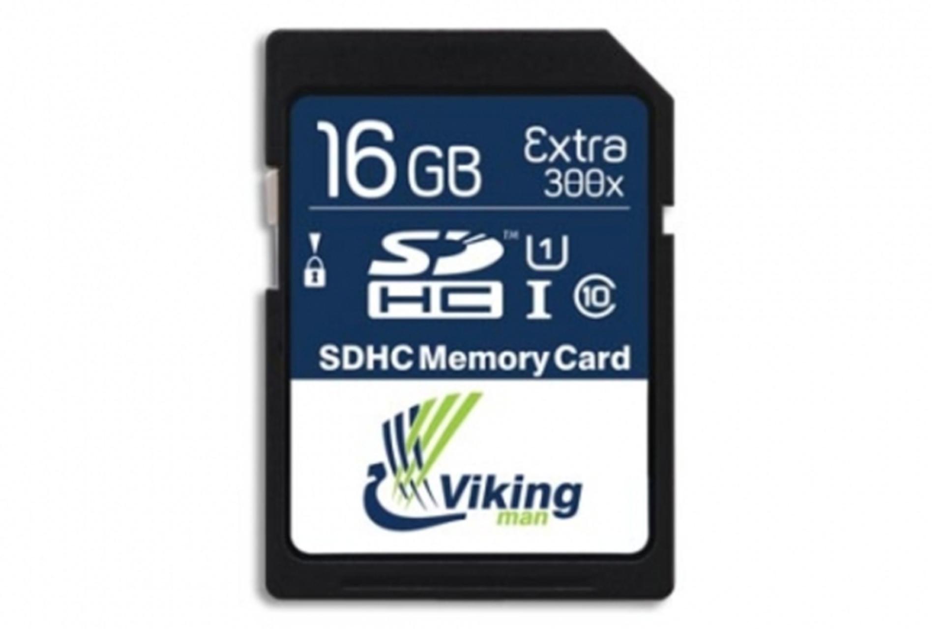 کارت حافظه وایکینگ من microSDHC با ظرفیت 16 گیگابایت مدل Extra کلاس 10