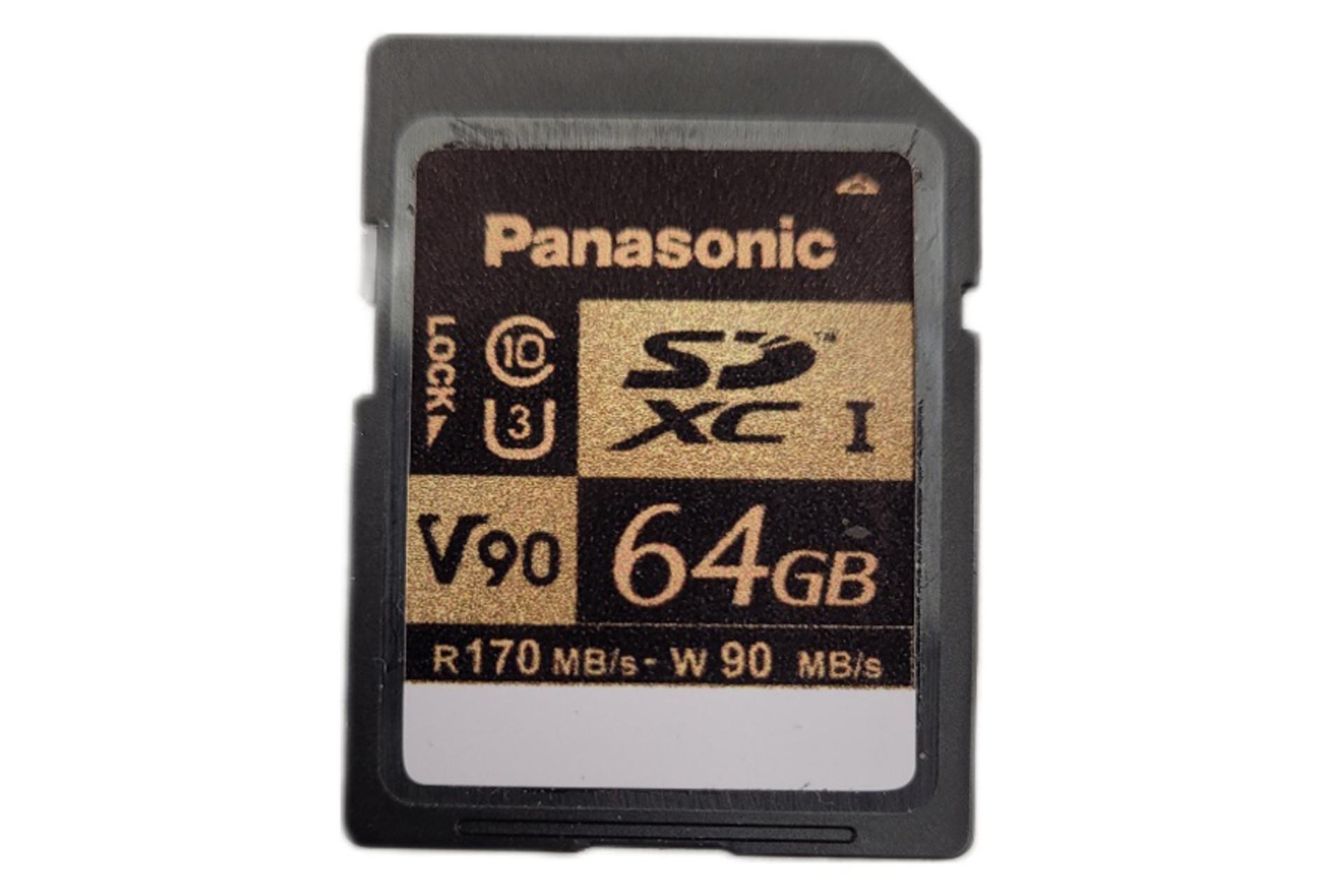 پاناسونیک microSDXC با ظرفیت 64 گیگابایت مدل RP-SDZA32G V90 کلاس 10