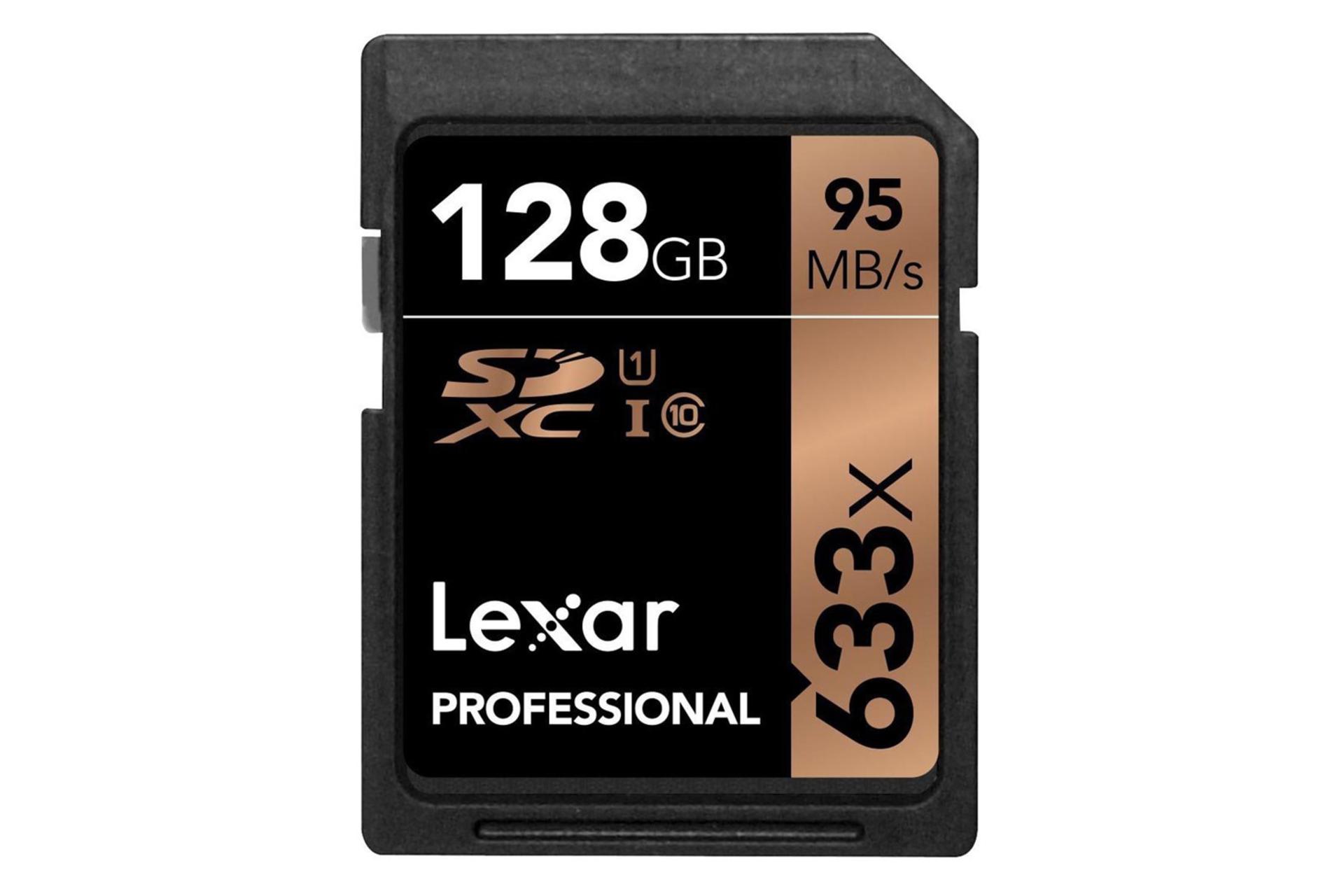 کارت حافظه لکسار microSDXC با ظرفیت 128 گیگابایت مدل Professional کلاس 10