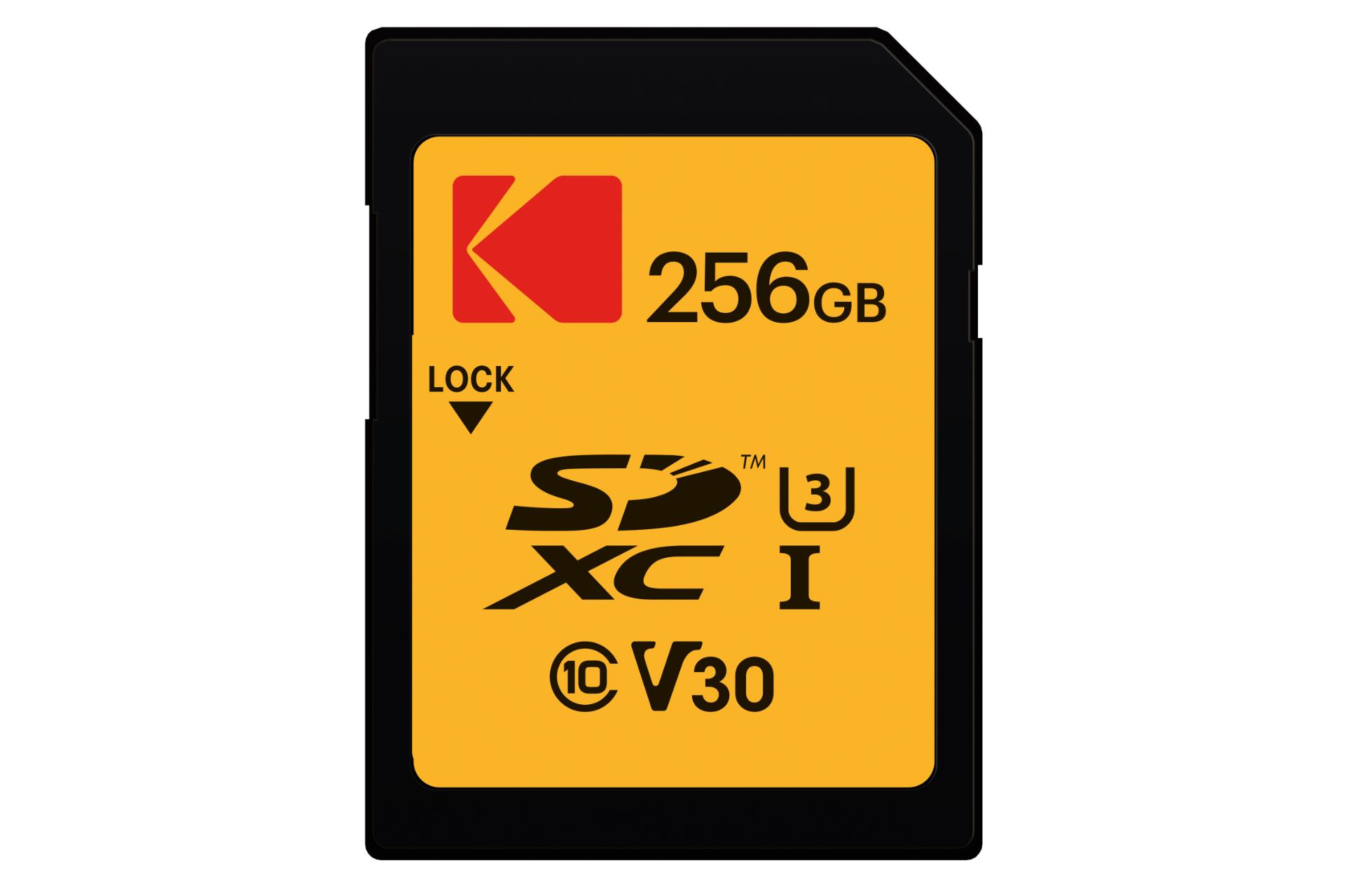 کارت حافظه کداک microSDXC با ظرفیت 256 گیگابایت مدل V30 A1 کلاس 10