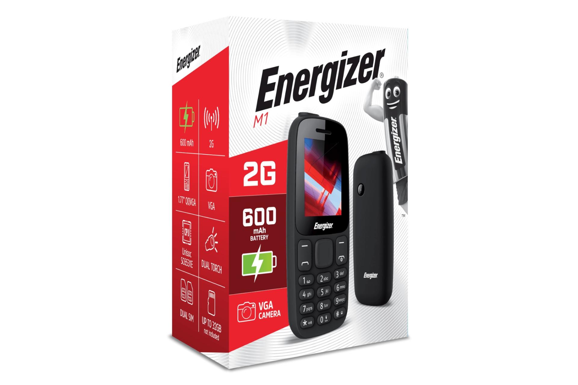 جعبه گوشی موبایل انرجایزر Energizer M1