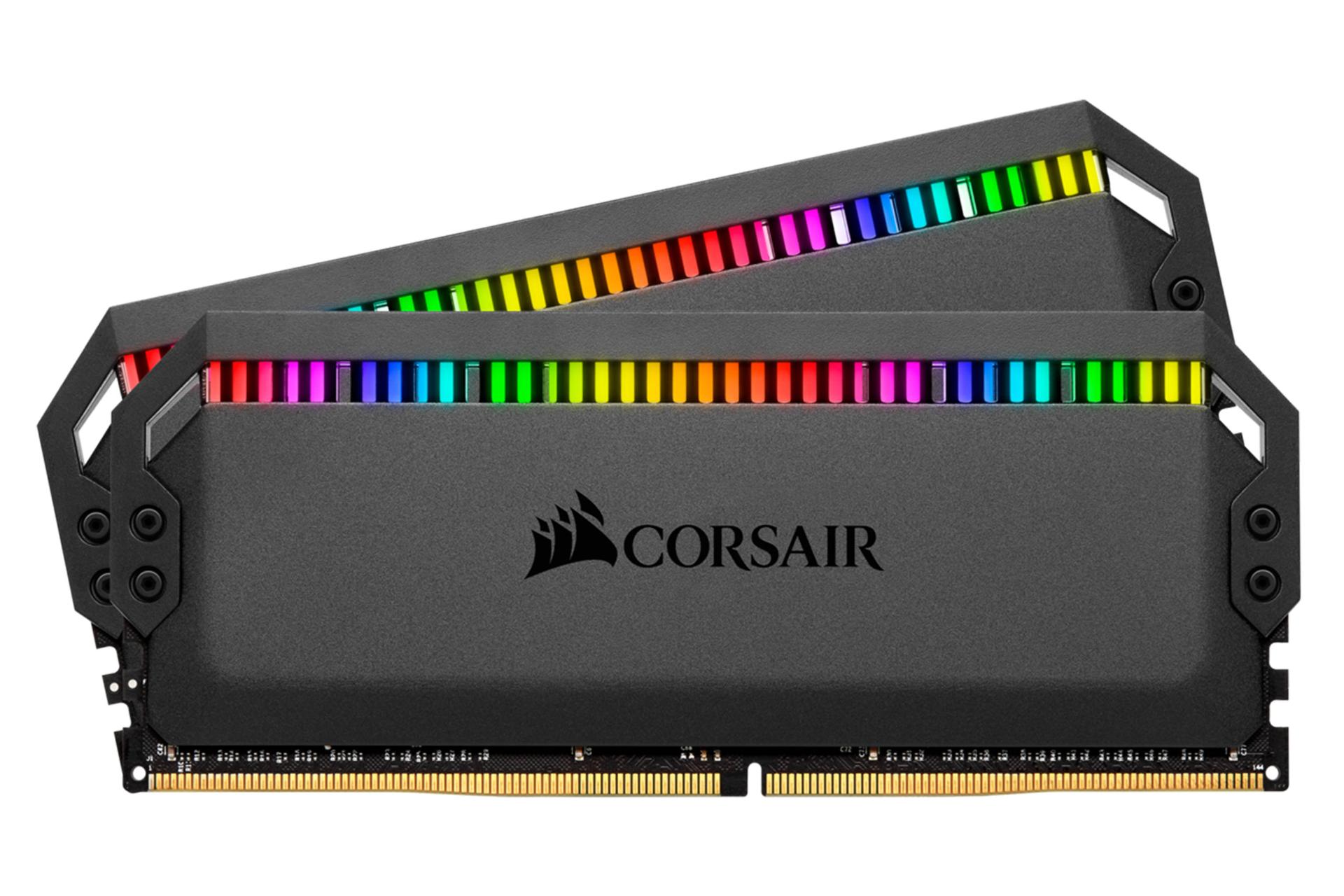 رم کورسیر DOMINATOR PLATINUM RGB ظرفیت 32 گیگابایت (2x16) از نوع DDR4-3200