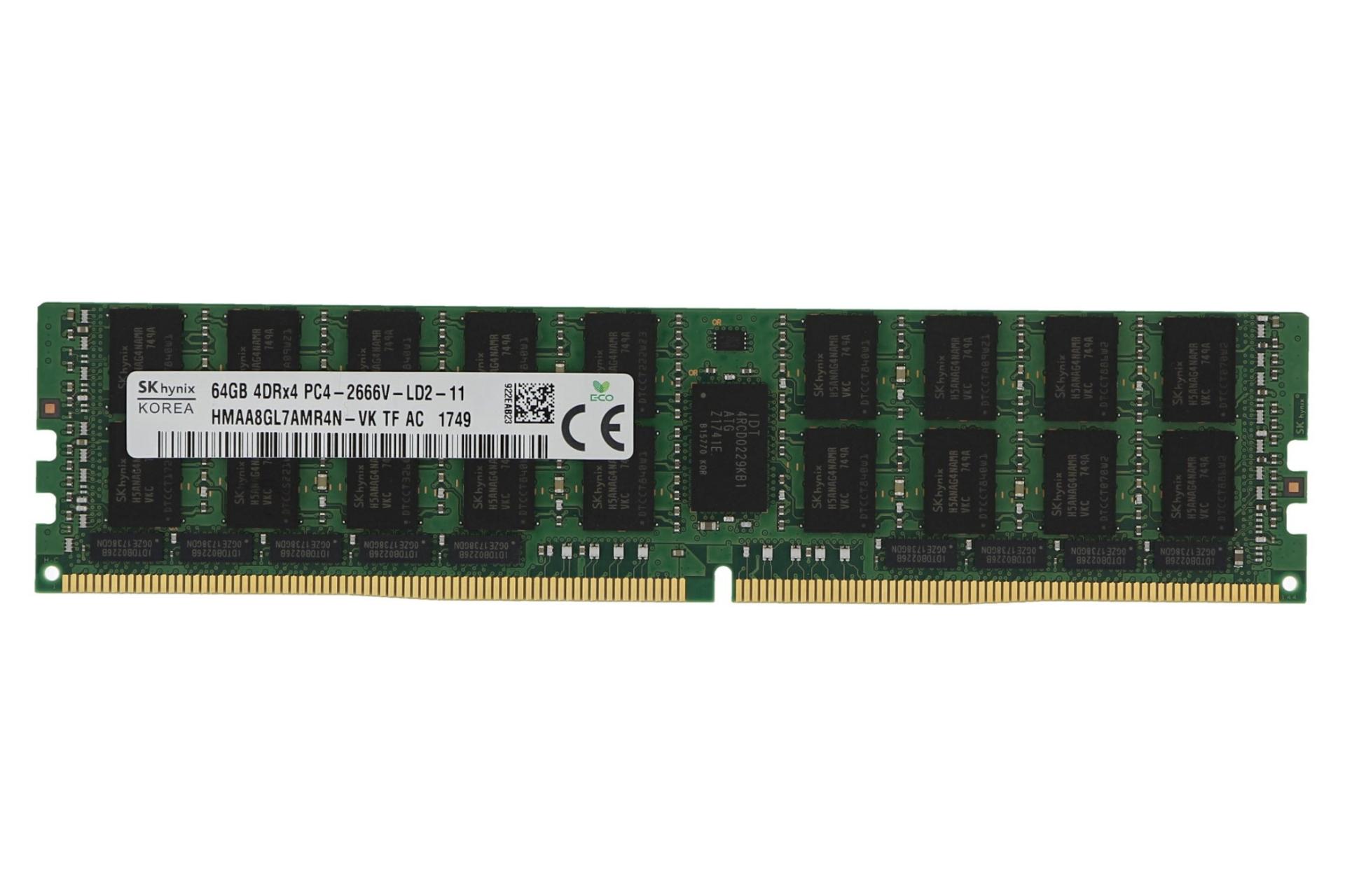 رم اس کی هاینیکس HMAA8GL7AMR4N-VK ظرفیت 64 گیگابایت از نوع DDR4-2666