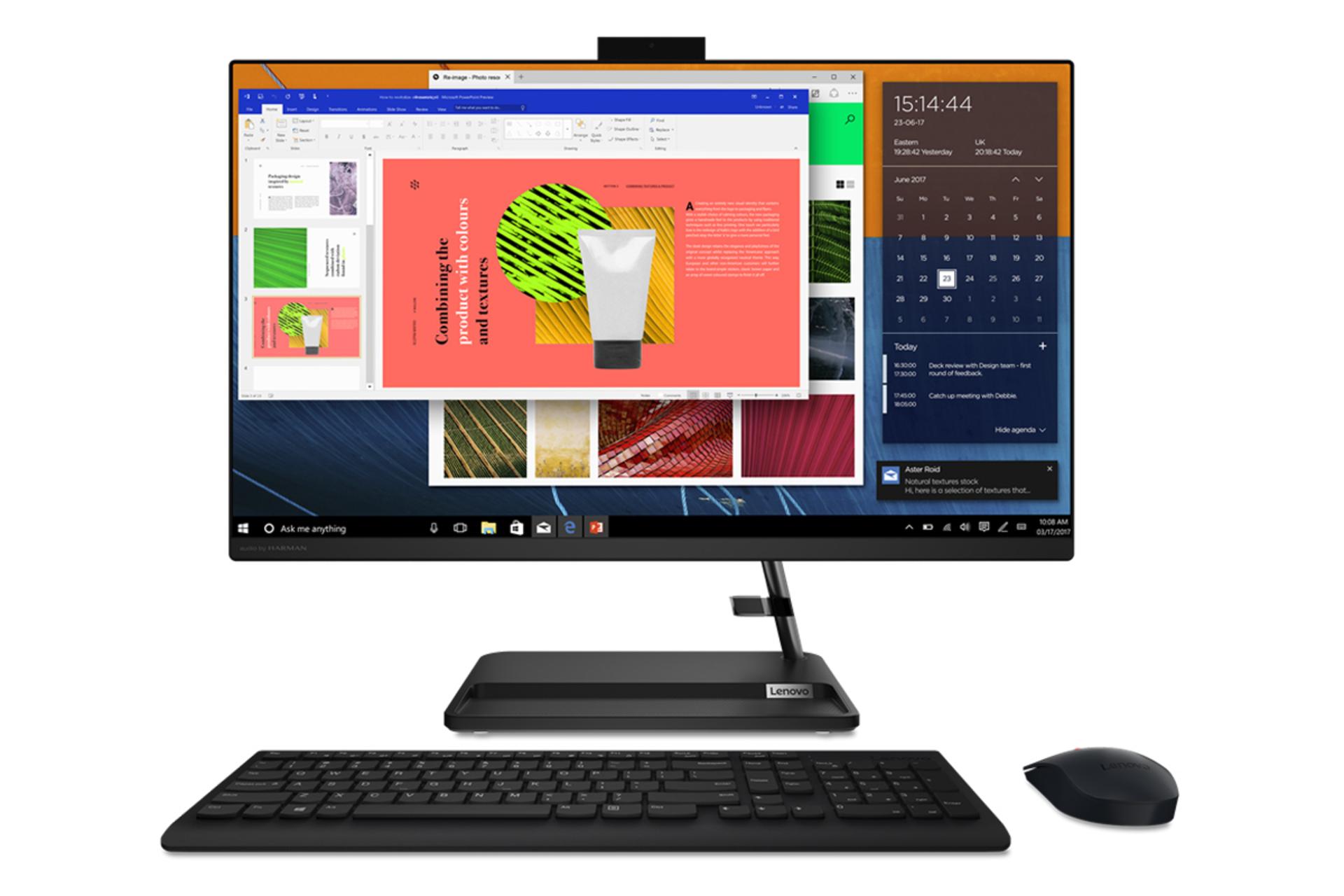نمای روبرو کامپیوتر آل این وان لنوو All in One IdeaCentre AIO 3 24ALC6