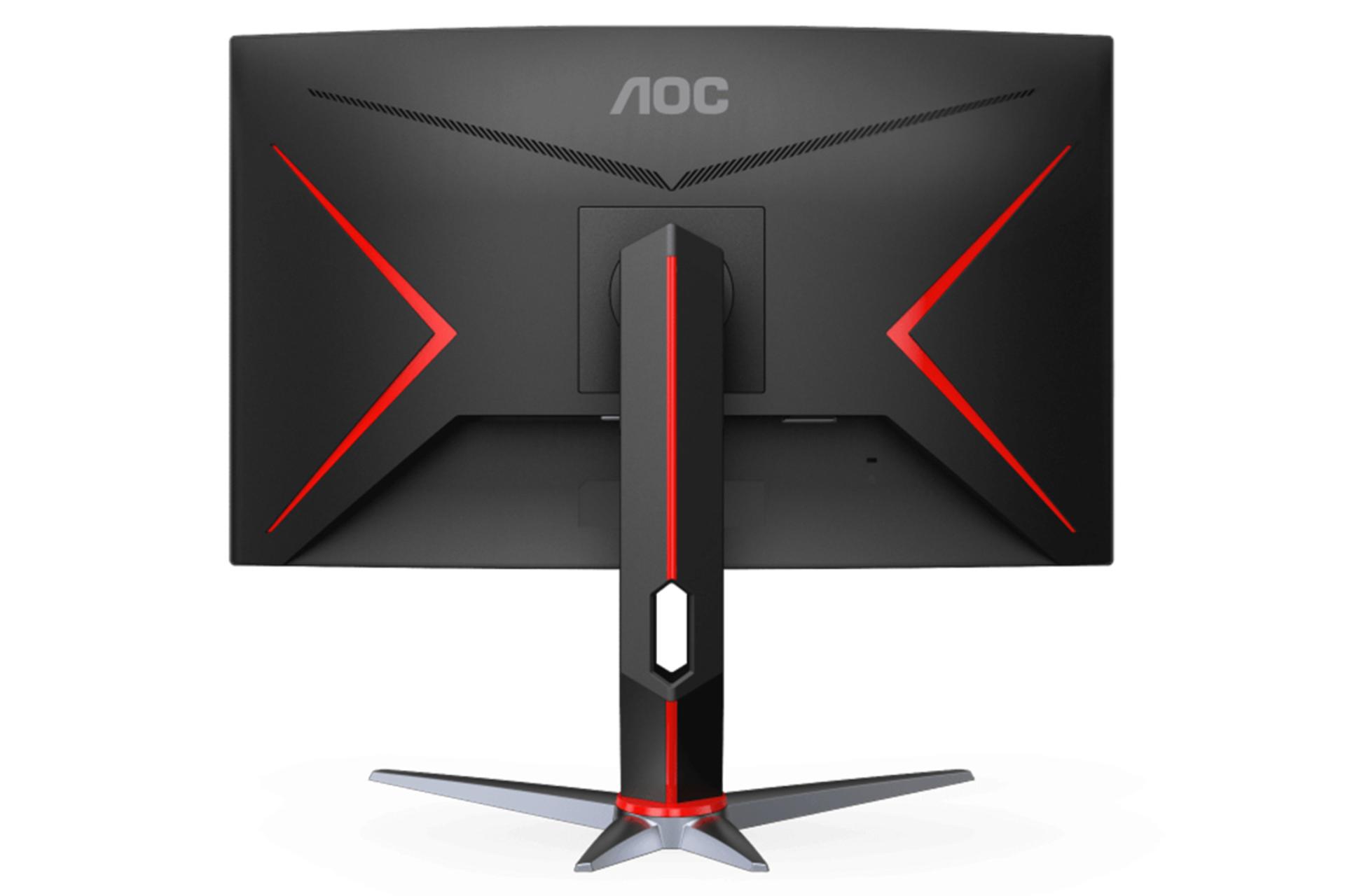 مانیتور AOC C24G2Z از نمای پشت