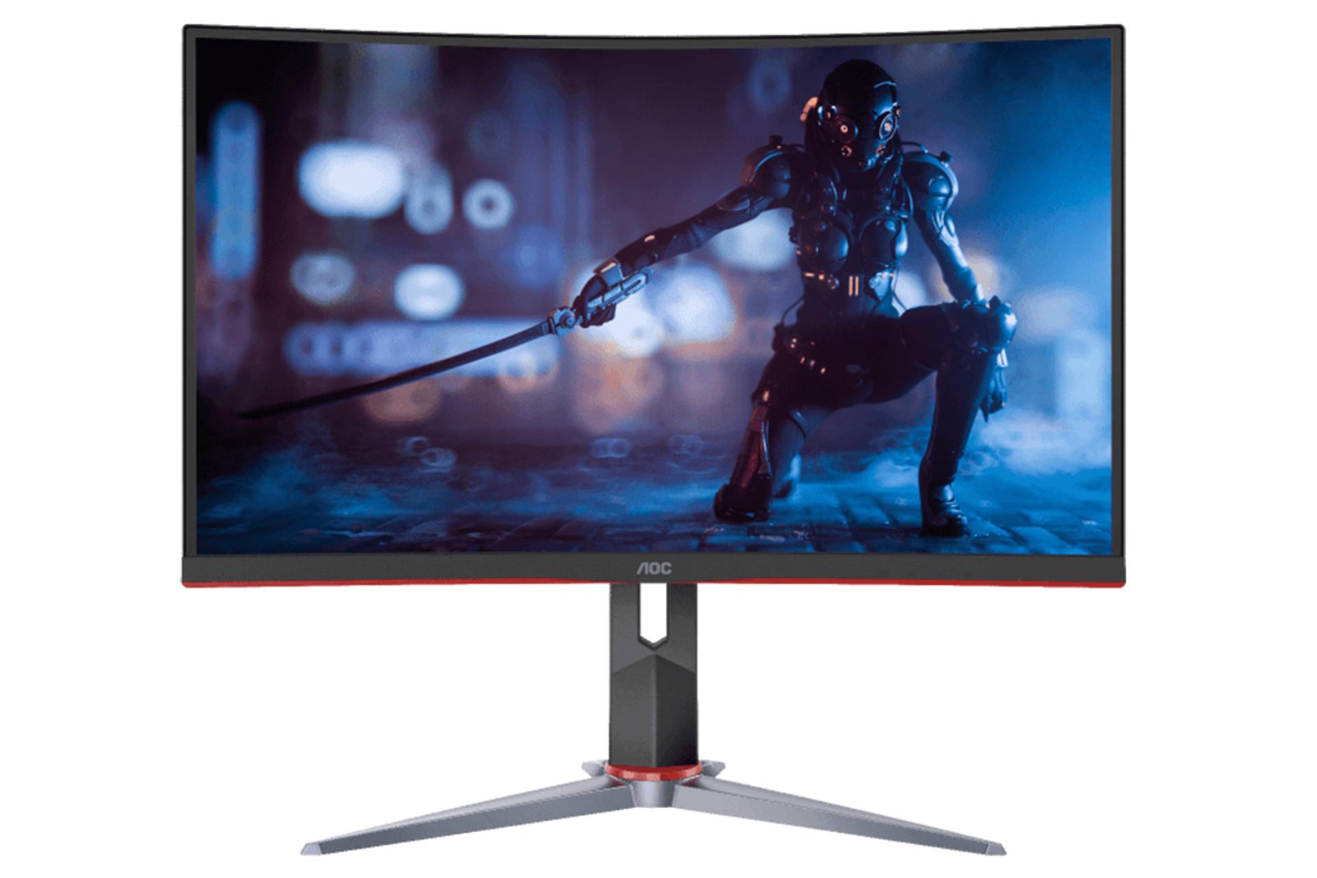 نمای جلو مانیتور AOC C24G2Z