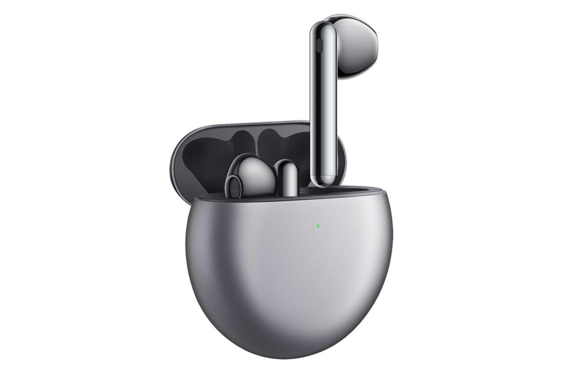 محفظه شارژ ایرباد بی سیم هواوی Huawei FreeBuds 4 نقره ای