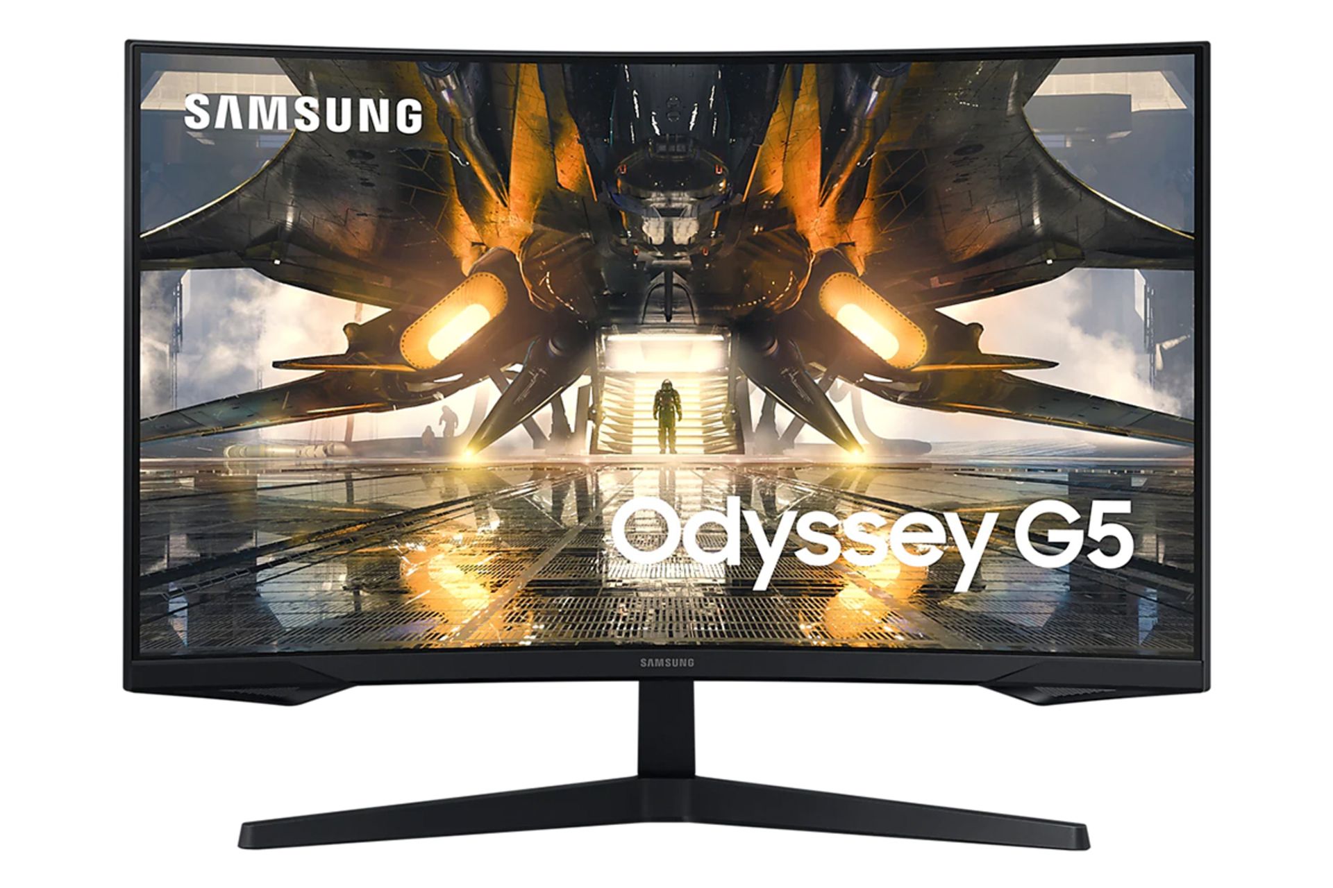 نمای جلو مانیتور سامسونگ 32 اینچ مدل LS32AG550EM 