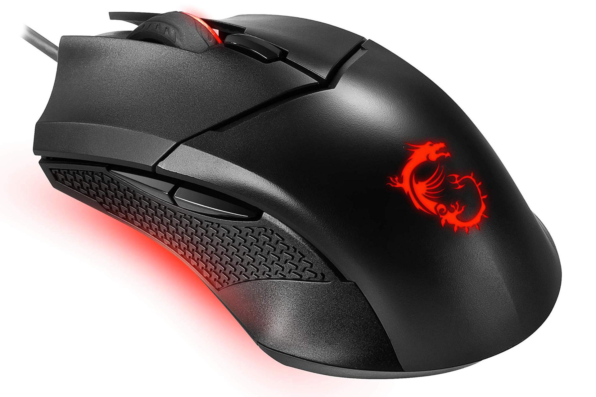 نمای بالای ماوس ام اس آی Clutch GM08