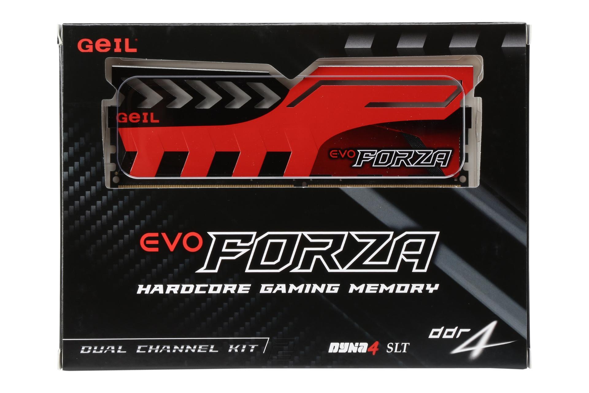 جعبه رم گیل EVO Forza ظرفیت 32 گیگابایت (2x16) از نوع DDR4-3000