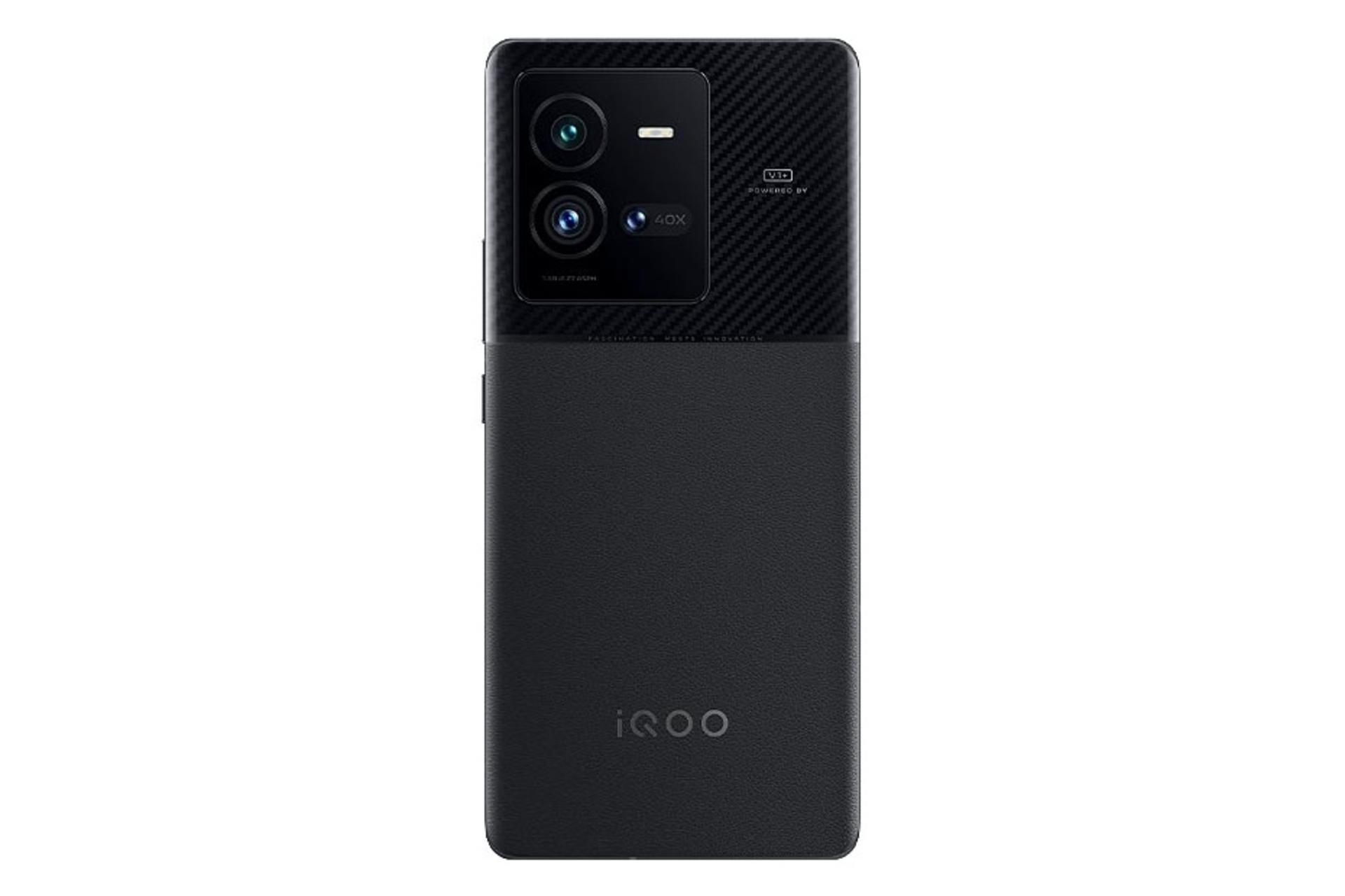 پنل پشت گوشی موبایل 10 iQOO پرو ویوو / vivo iQOO 10 Pro مشکی