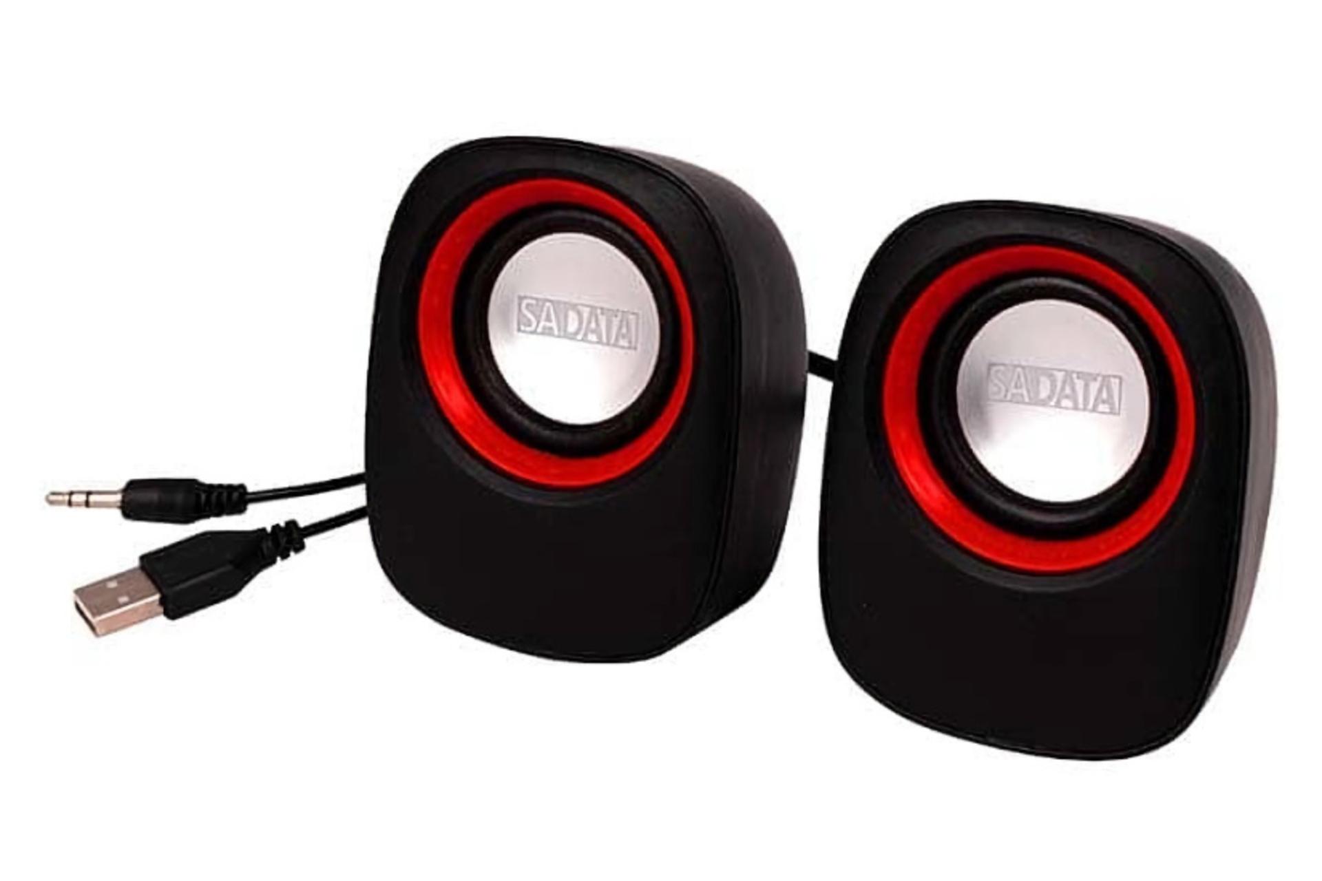 نمای راست اسپیکر سادیتا SADATA SD-05 قرمز