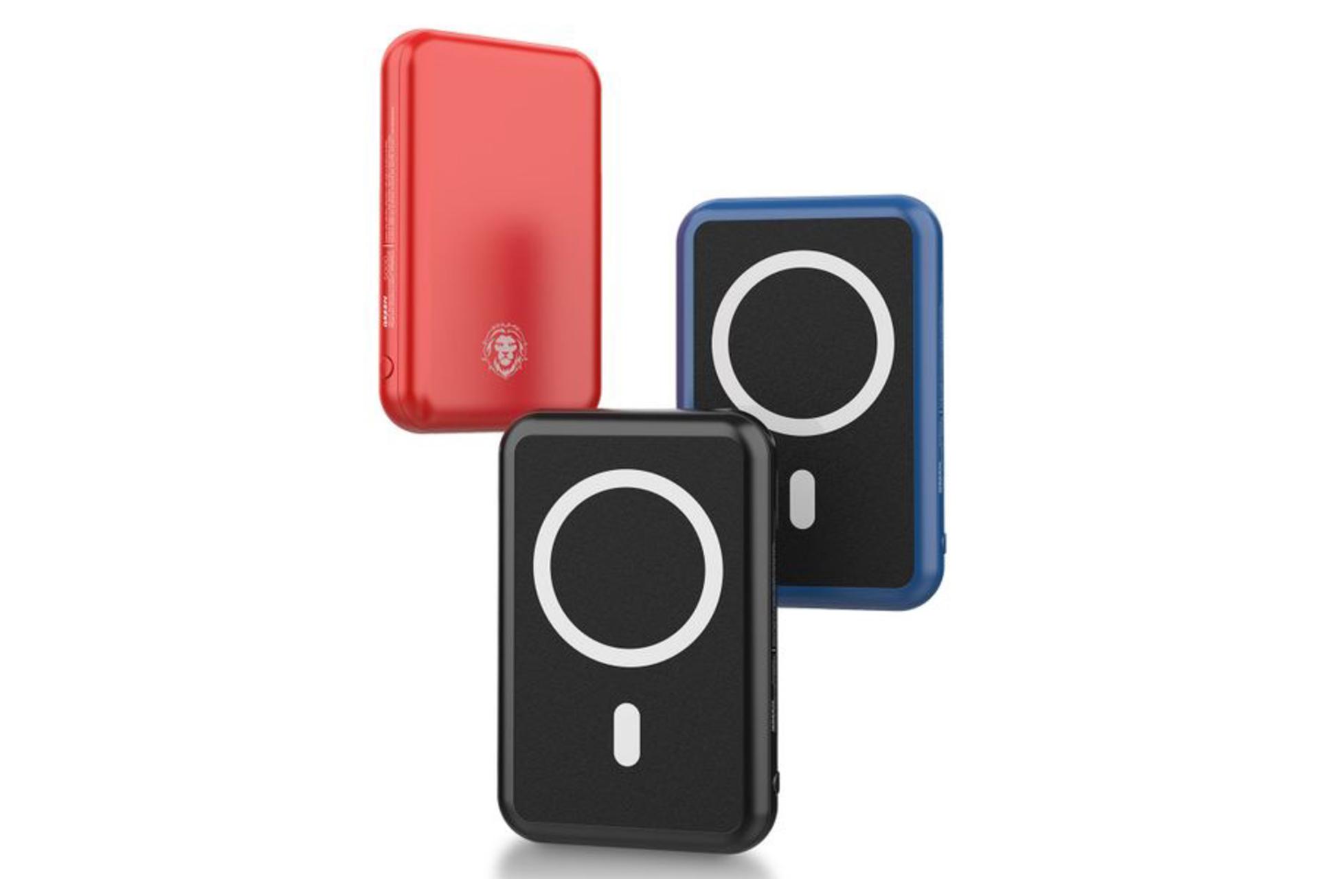 رنگبندی پاور بانک گرین MagSafe Magnetic Suction