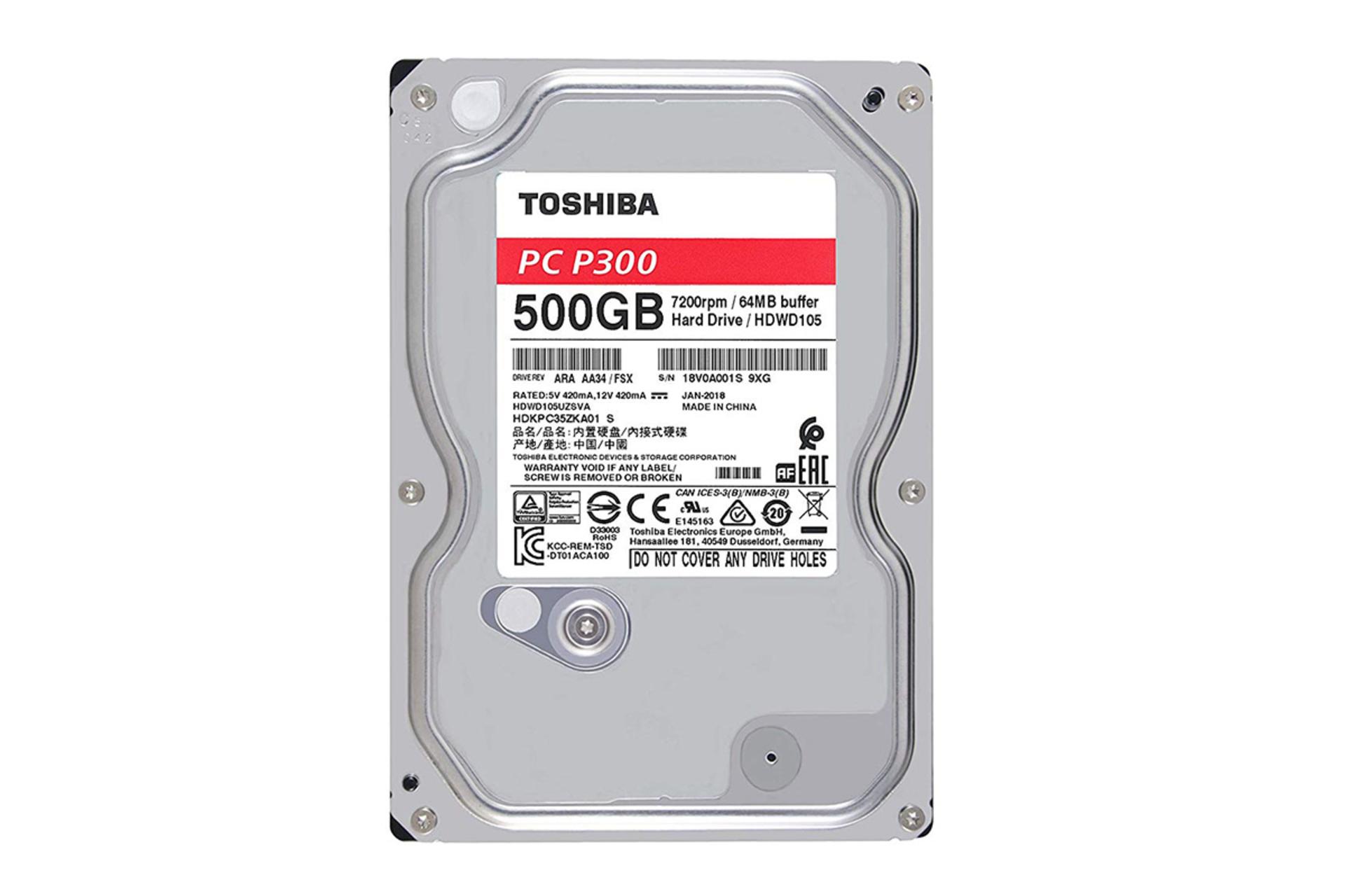 Toshiba P300 HDWD105UZSVA 500GB