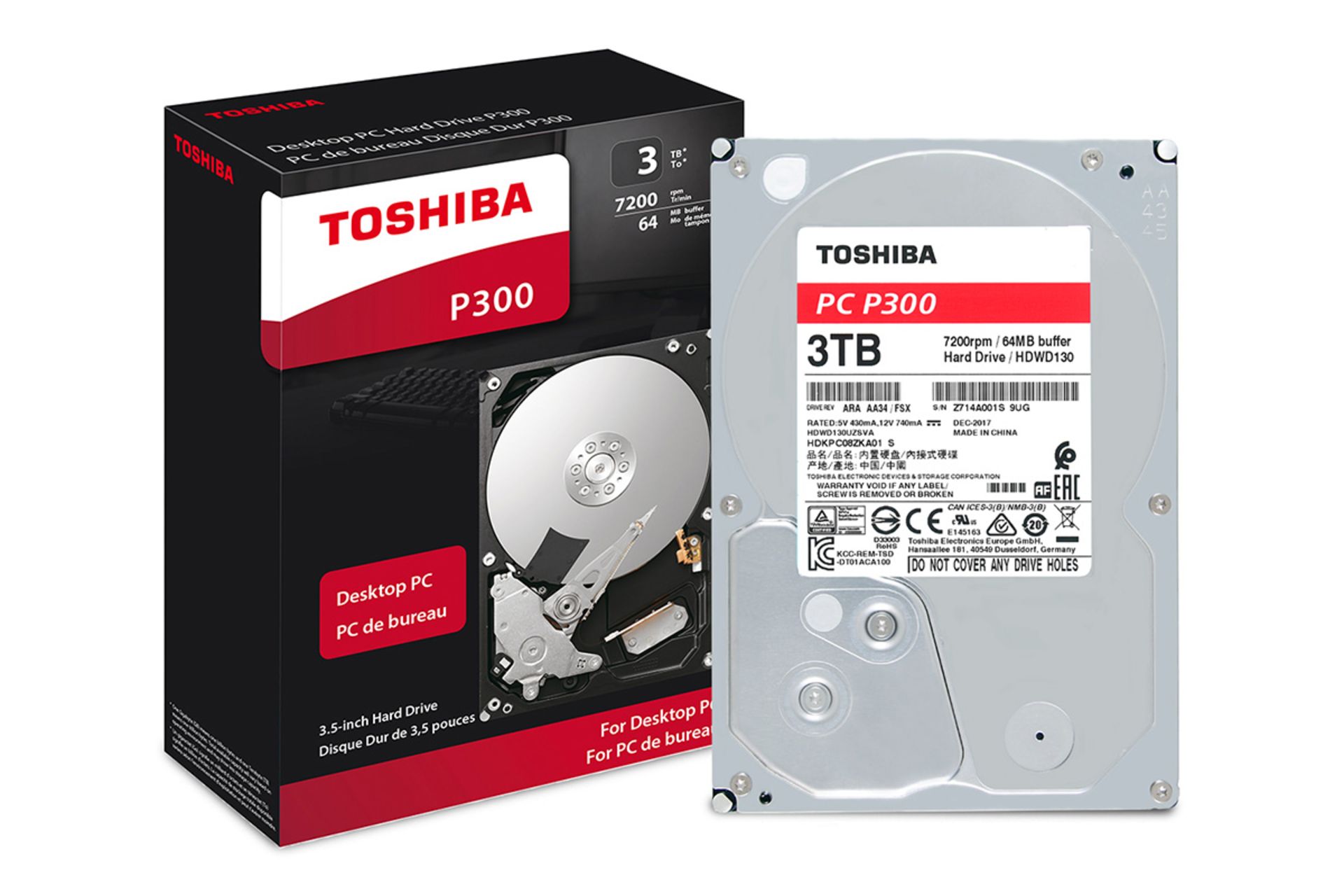 Toshiba P300 HDWD130EZSTA 3TB