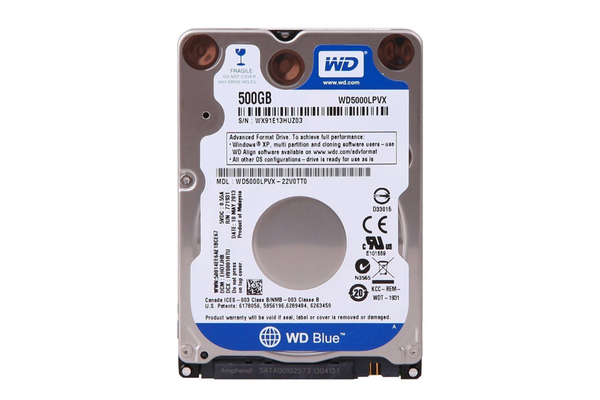 Western Digital Blue WD5000LPCX 500GB
