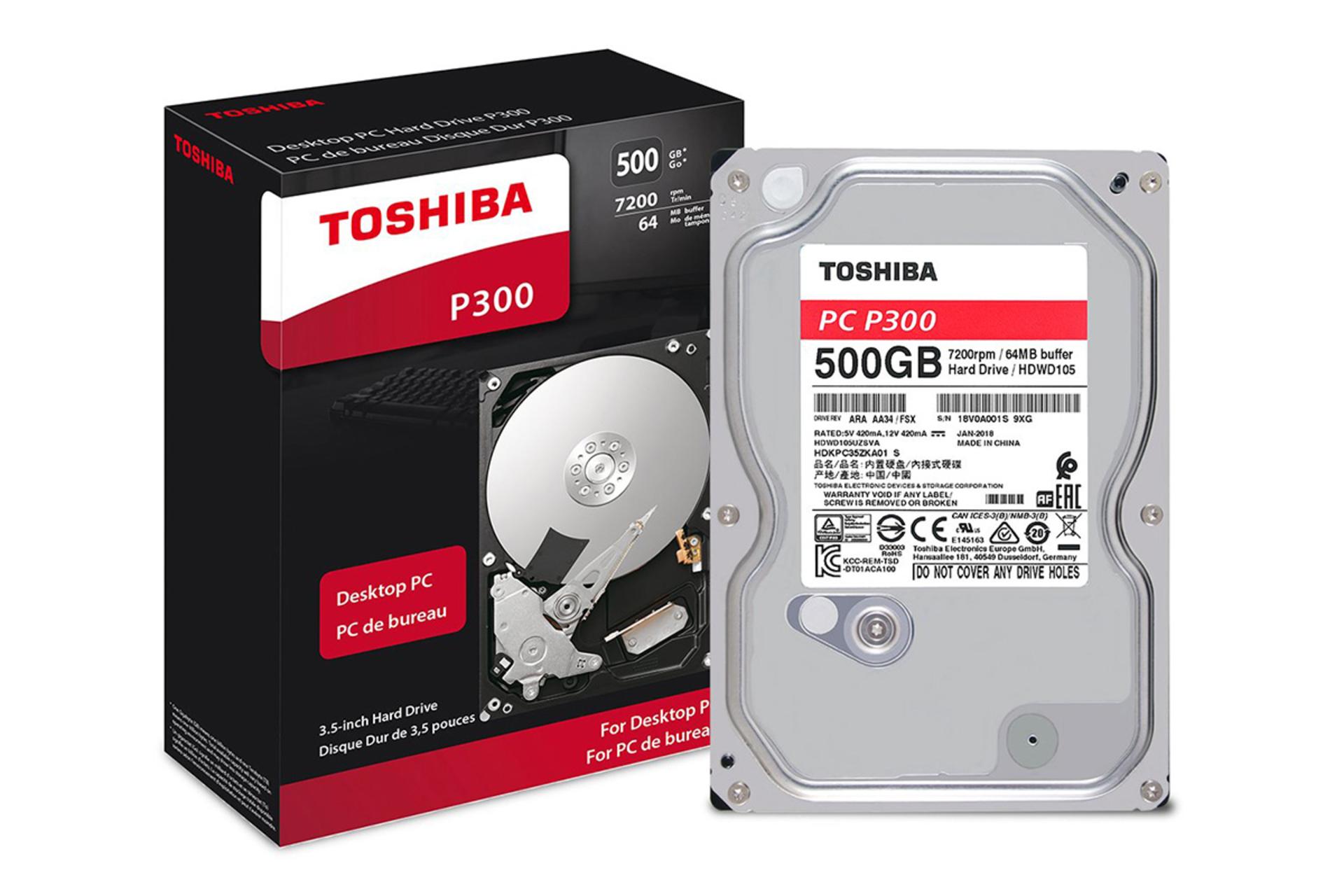 Toshiba P300 HDWD105UZSVA 500GB