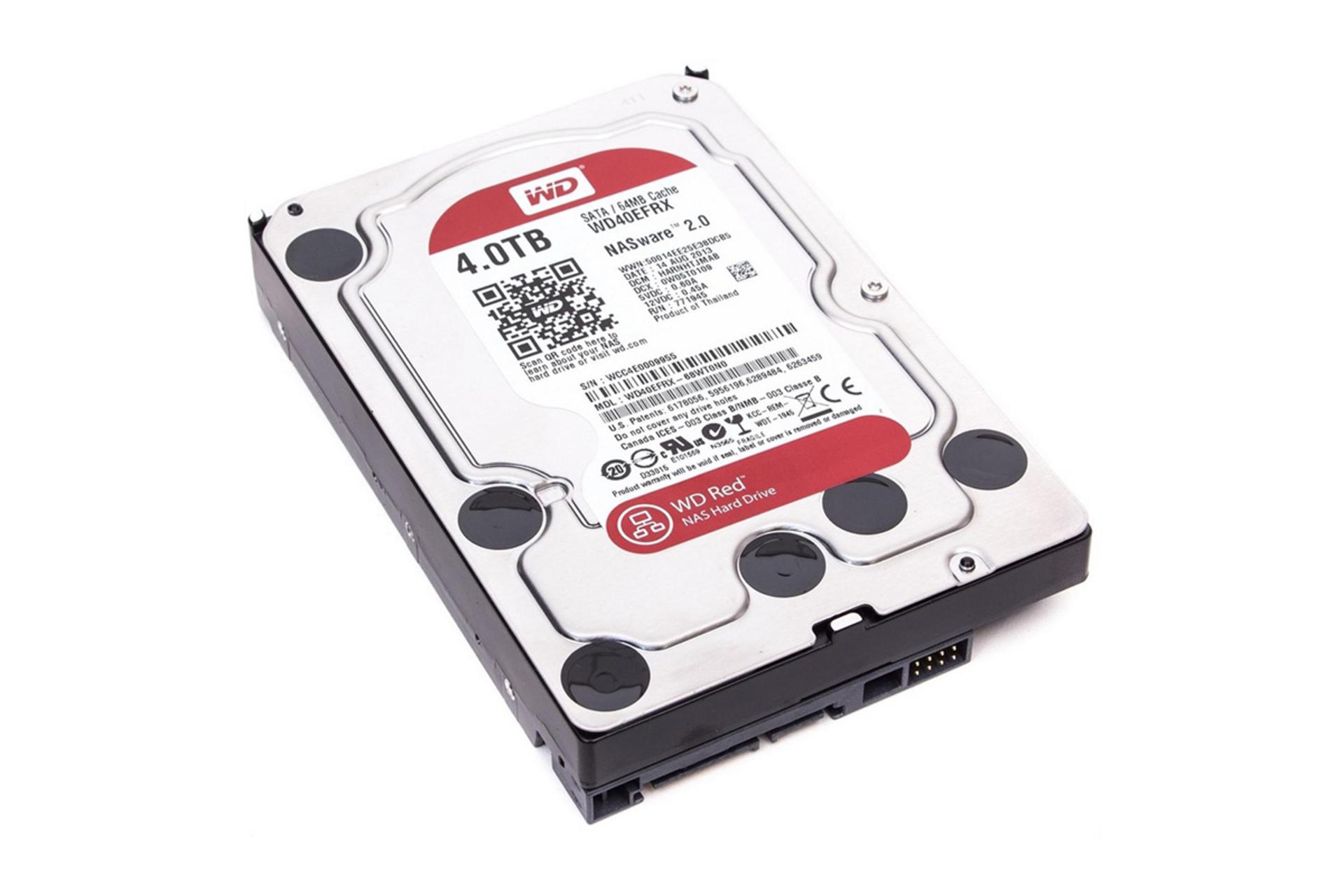 هارد دیسک وسترن دیجیتال Red WD40EFRX ظرفیت 4 ترابایت
