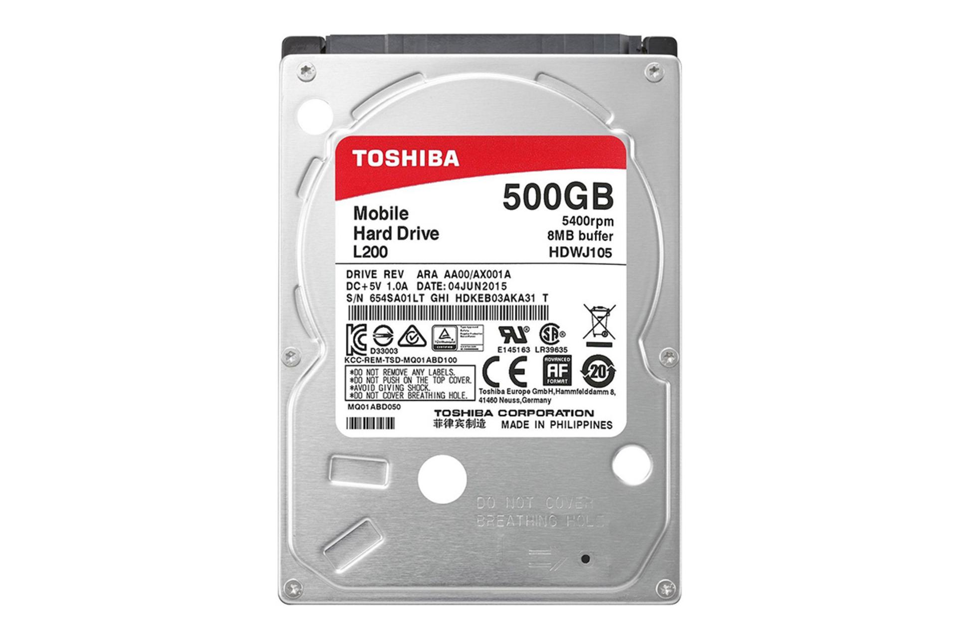 Toshiba L200 HDWJ105 500GB
