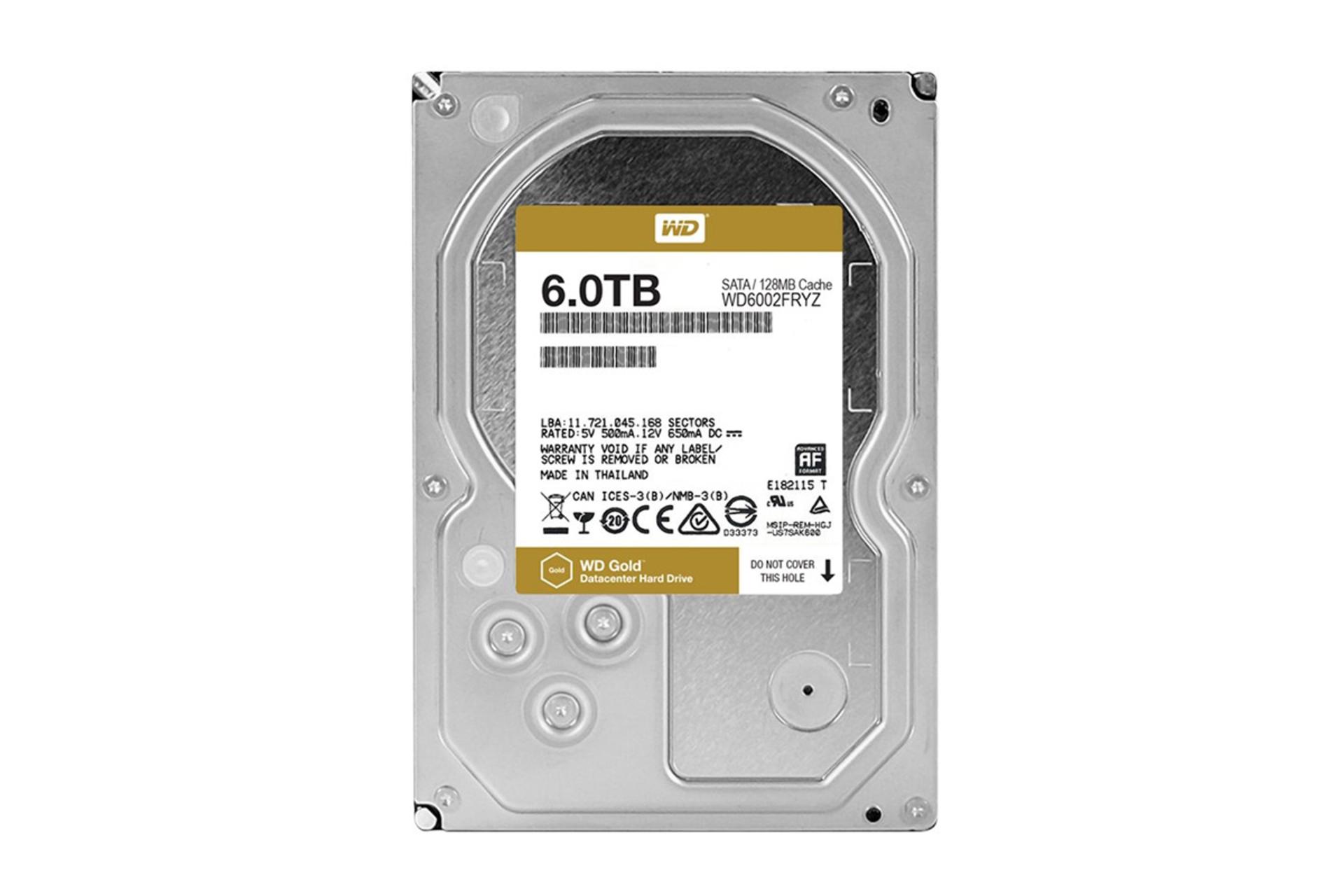 Western Digital Gold WD6002FRYZ 6TB