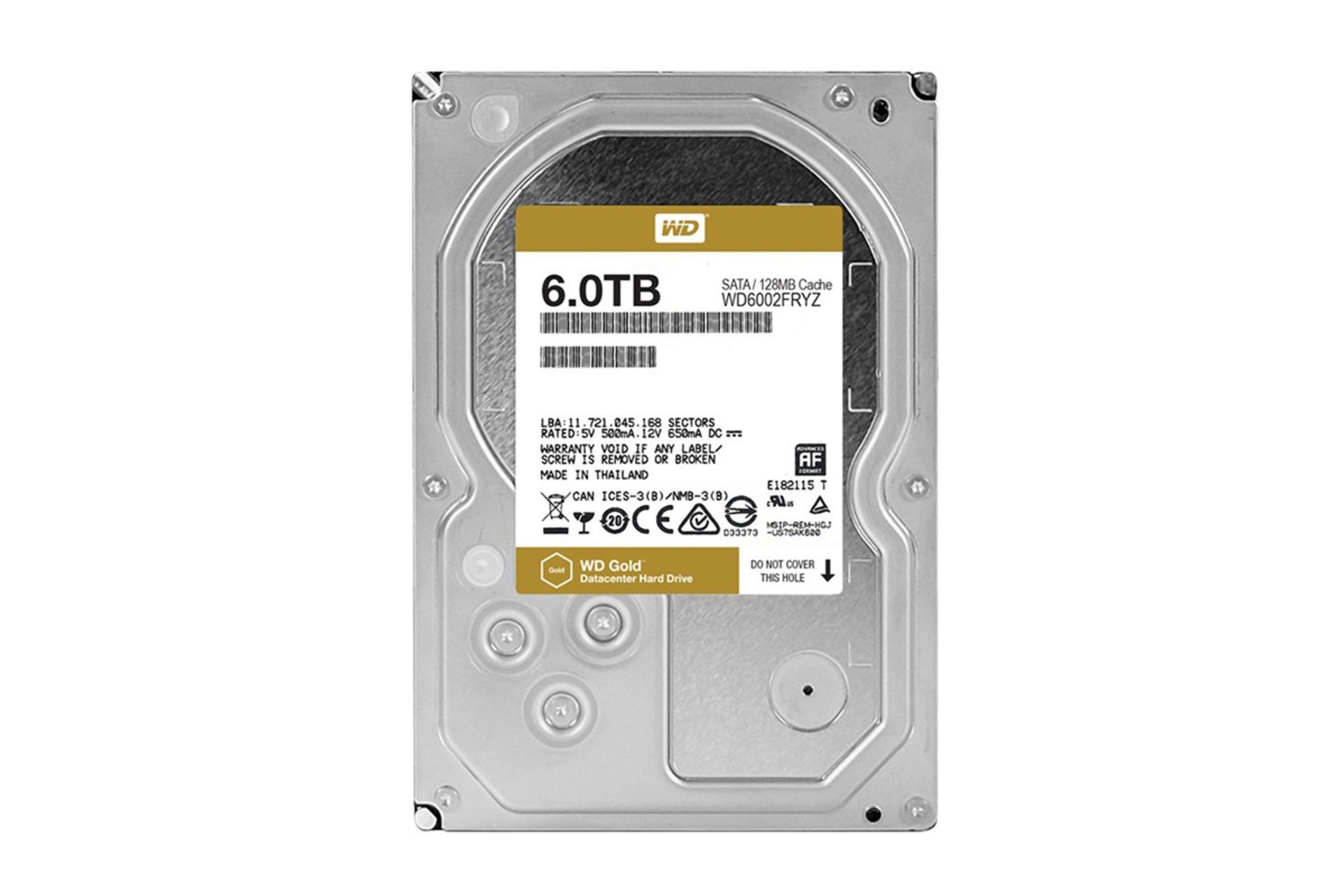 Western Digital Gold WD6002FRYZ 6TB