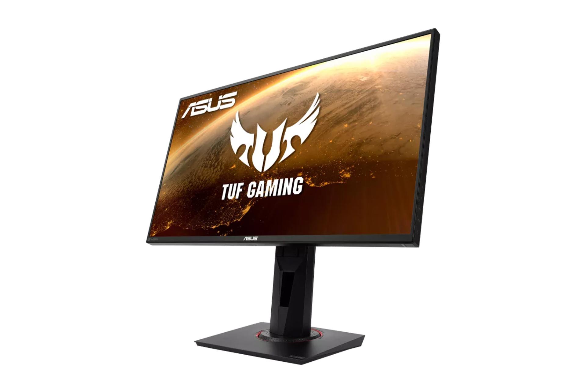 مانیتور ایسوس 24.5 اینچ مدل TUF Gaming VG258QM نمای جانبی از راست