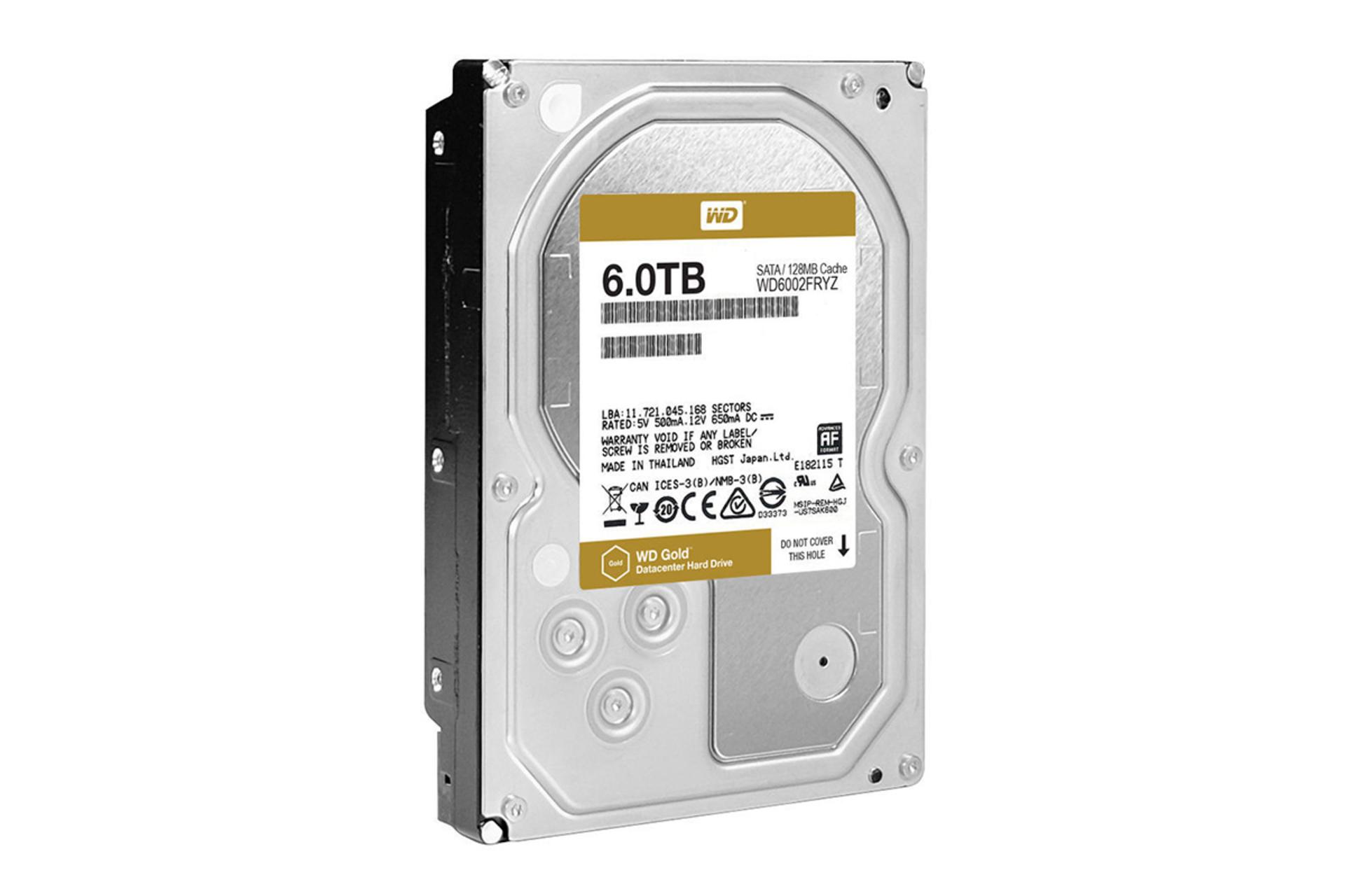 Western Digital Gold WD6002FRYZ 6TB