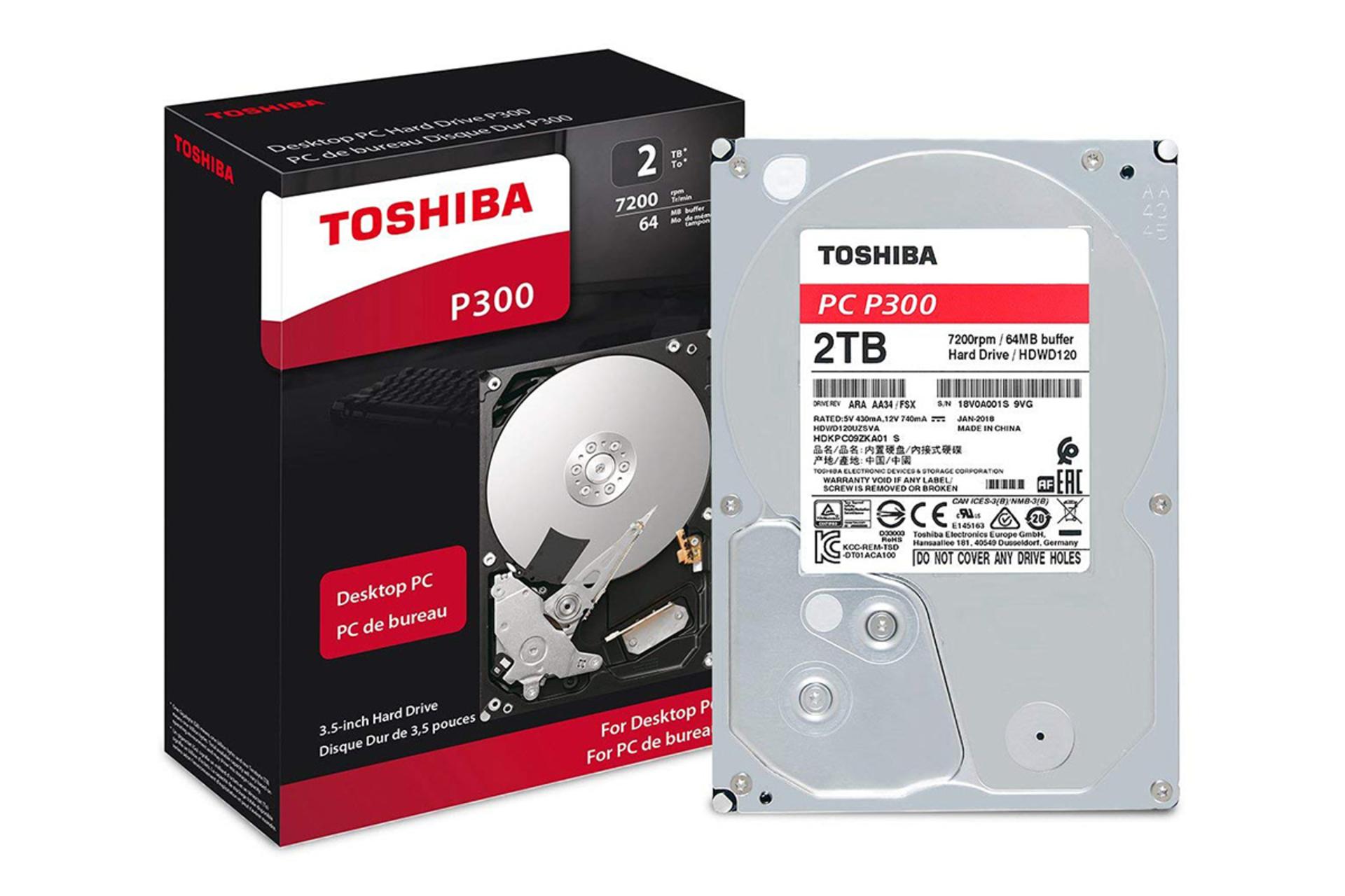 Toshiba P300 HDWD120EZSTA 2TB