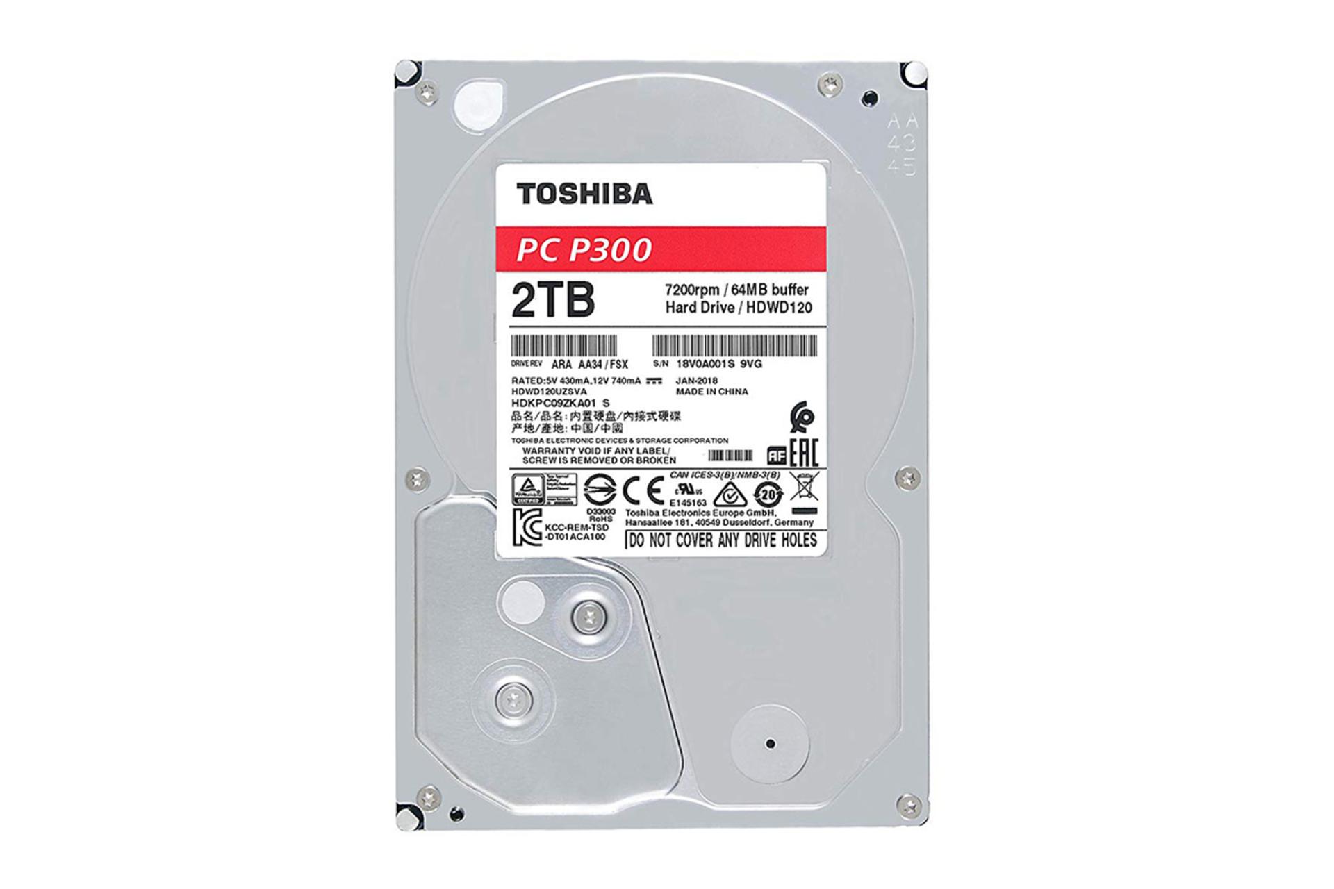 Toshiba P300 HDWD120EZSTA 2TB