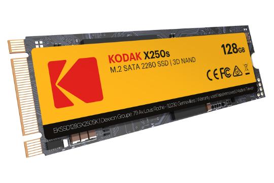 نمای جانبی SSD کداک X250s ظرفیت 128 گیگابایت