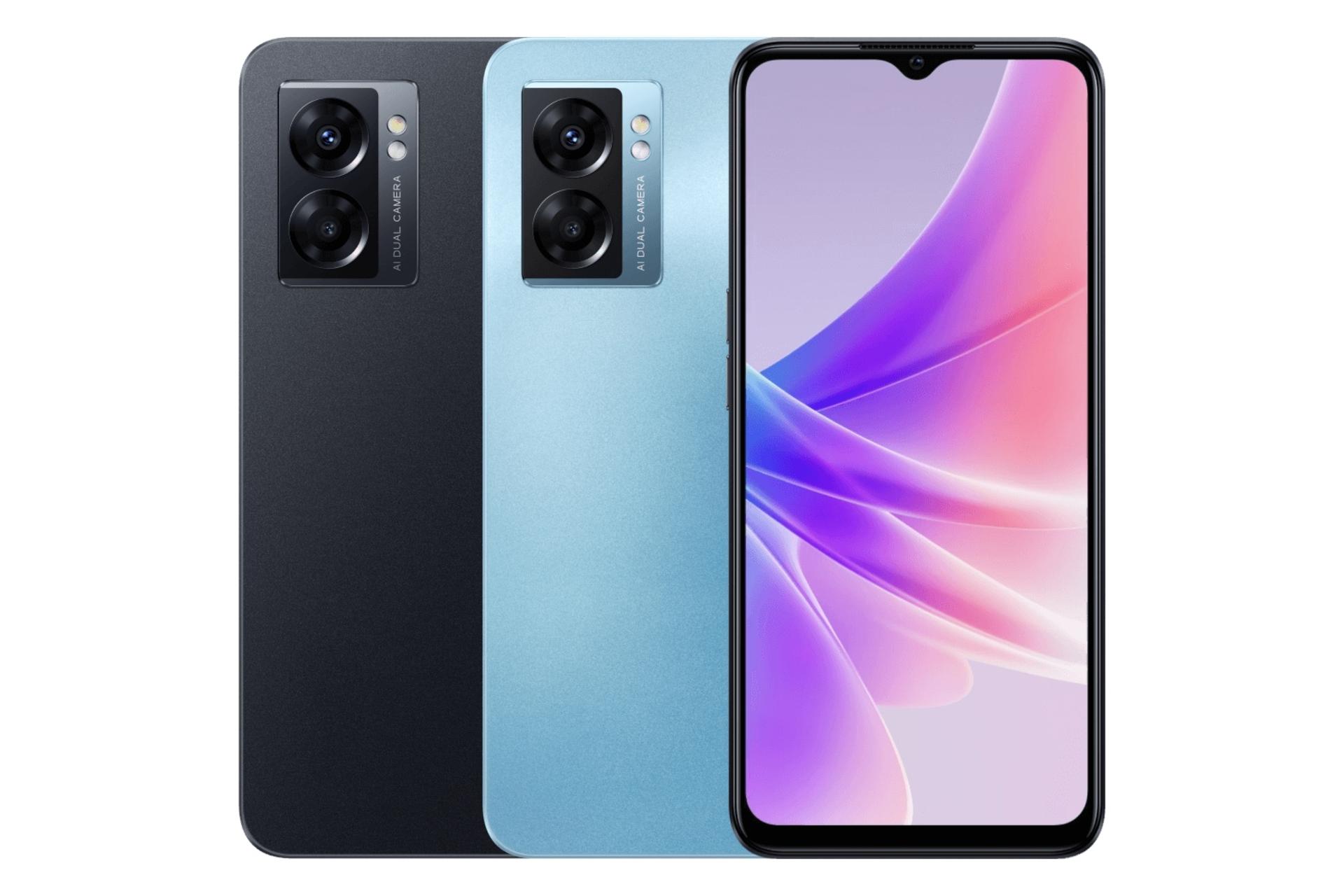 رنگ های مختلف گوشی موبایل اوپو Oppo A77 5G