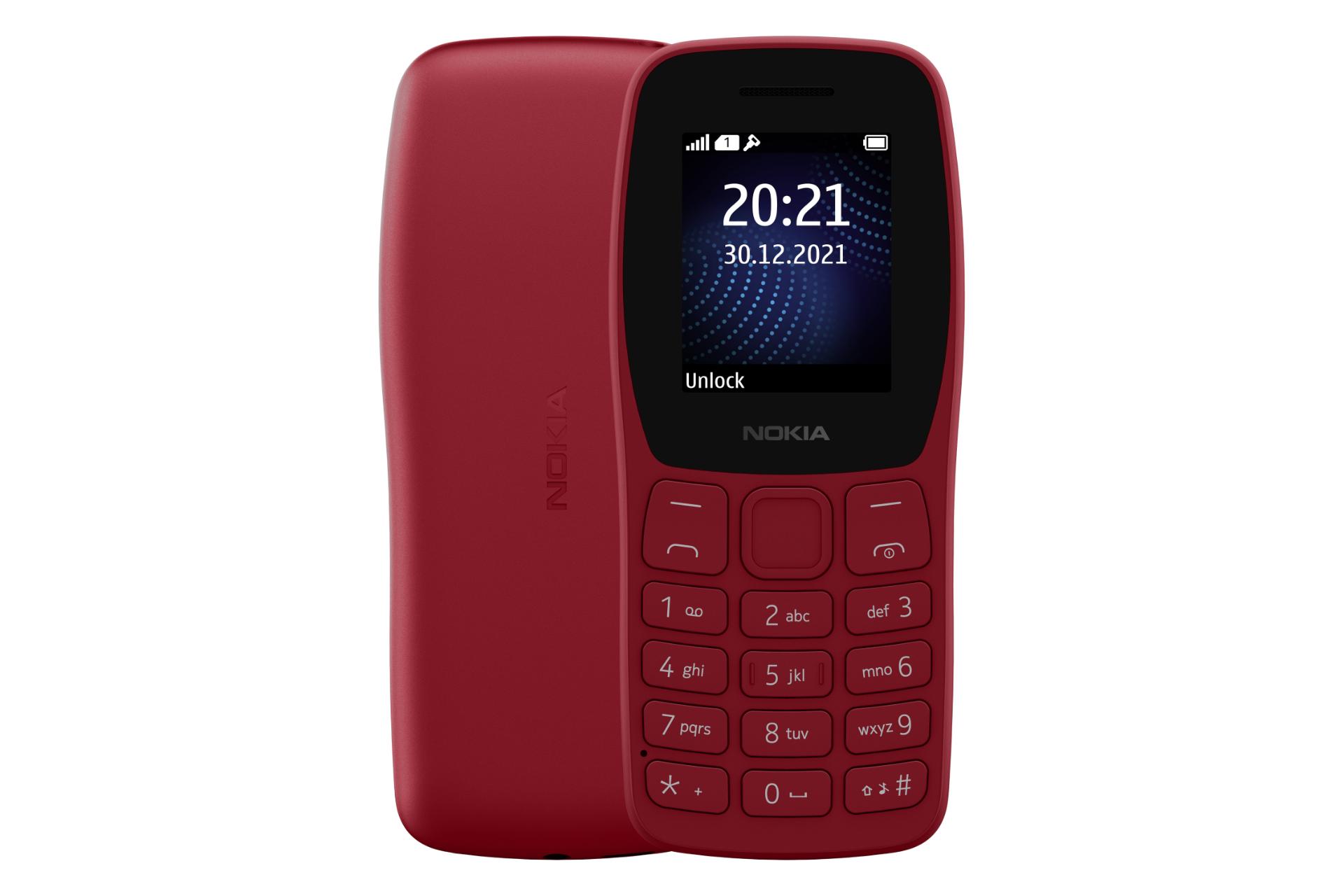 گوشی موبایل نوکیا Nokia 105 Plus 2022 قرمز