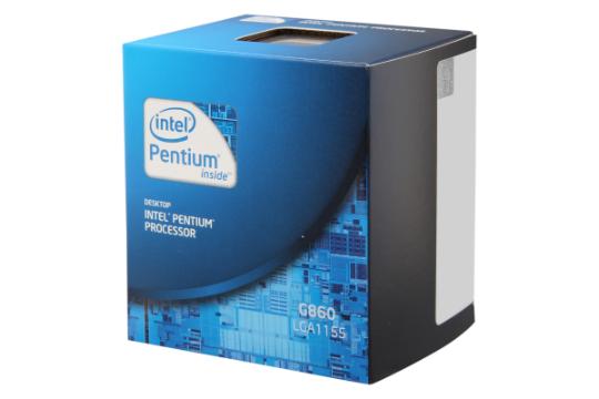 جعبه پردازنده اینتل پنتیوم Intel Pentium G860