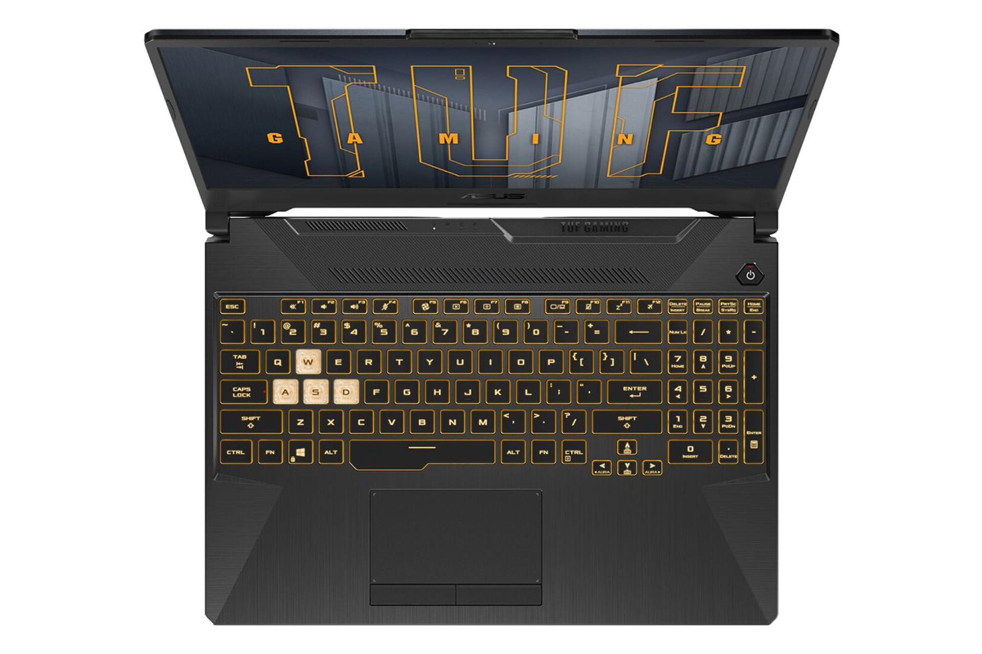 نمای بالا لپ تاپ ایسوس TUF A15 FA506QM