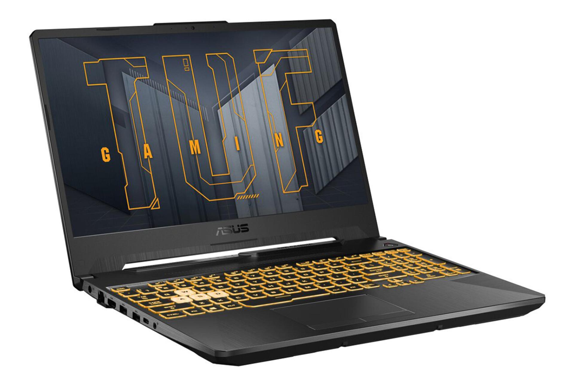 نمای نیمرخ چپ لپ تاپ ایسوس TUF A15 FA506QM